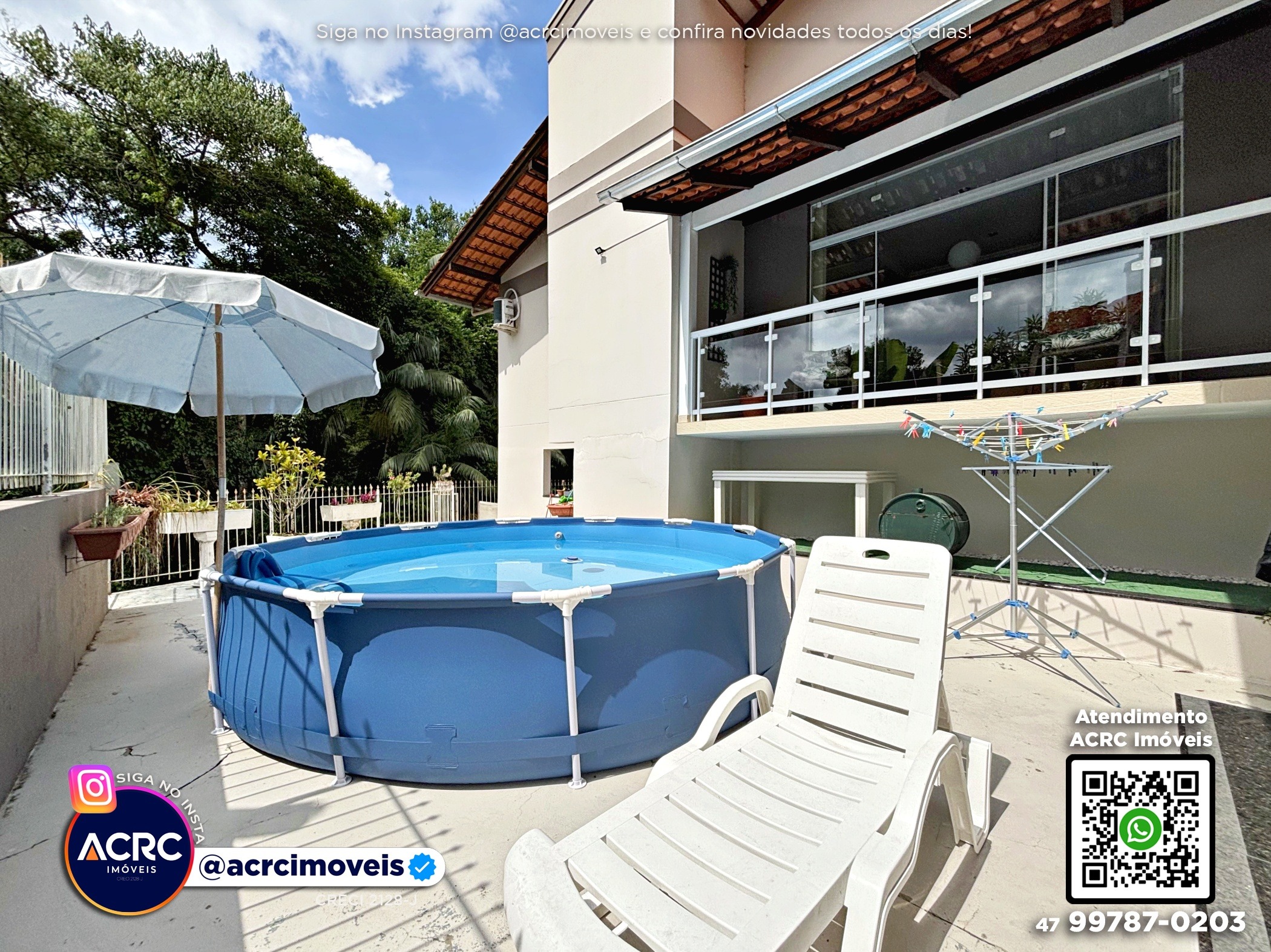 ACRC Imóveis - CA03649 - Casa a Venda no Bairro Garcia em Blumenau — foto 2