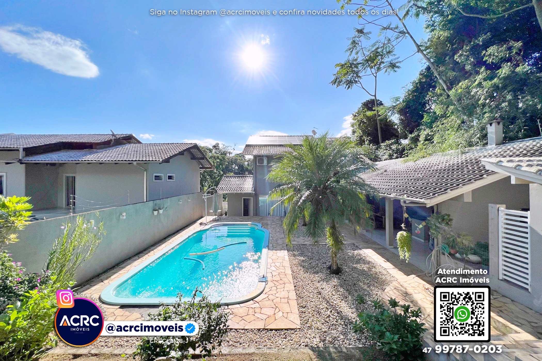 ACRC Imóveis - CA03632 - Casa de alto padrão a Venda no Bairro Escola Agrícola em Blumenau — foto 3