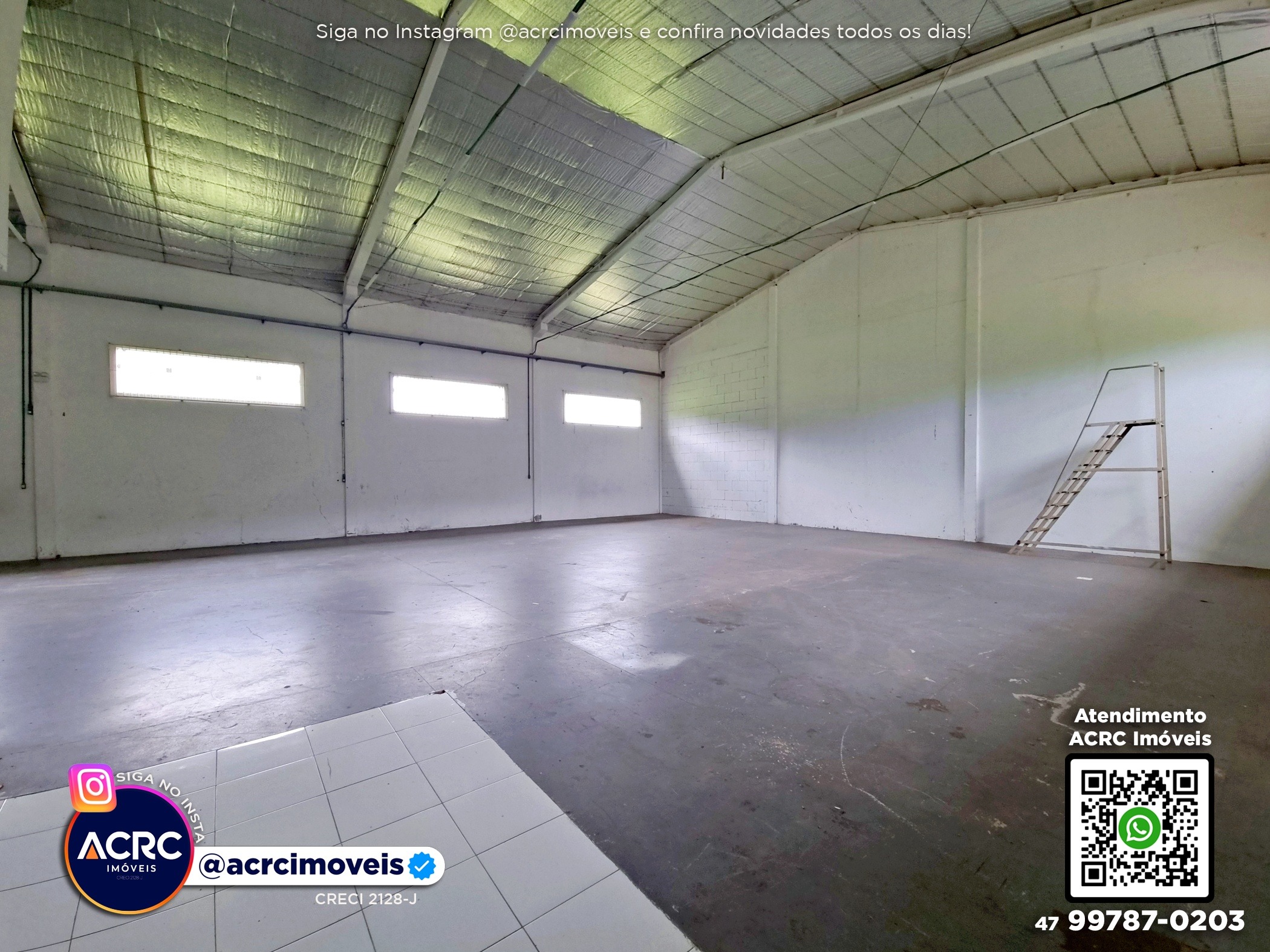ACRC Imóveis - GL00418 - Galpão para Locação no Bairro Fidélis em Blumenau — foto 4