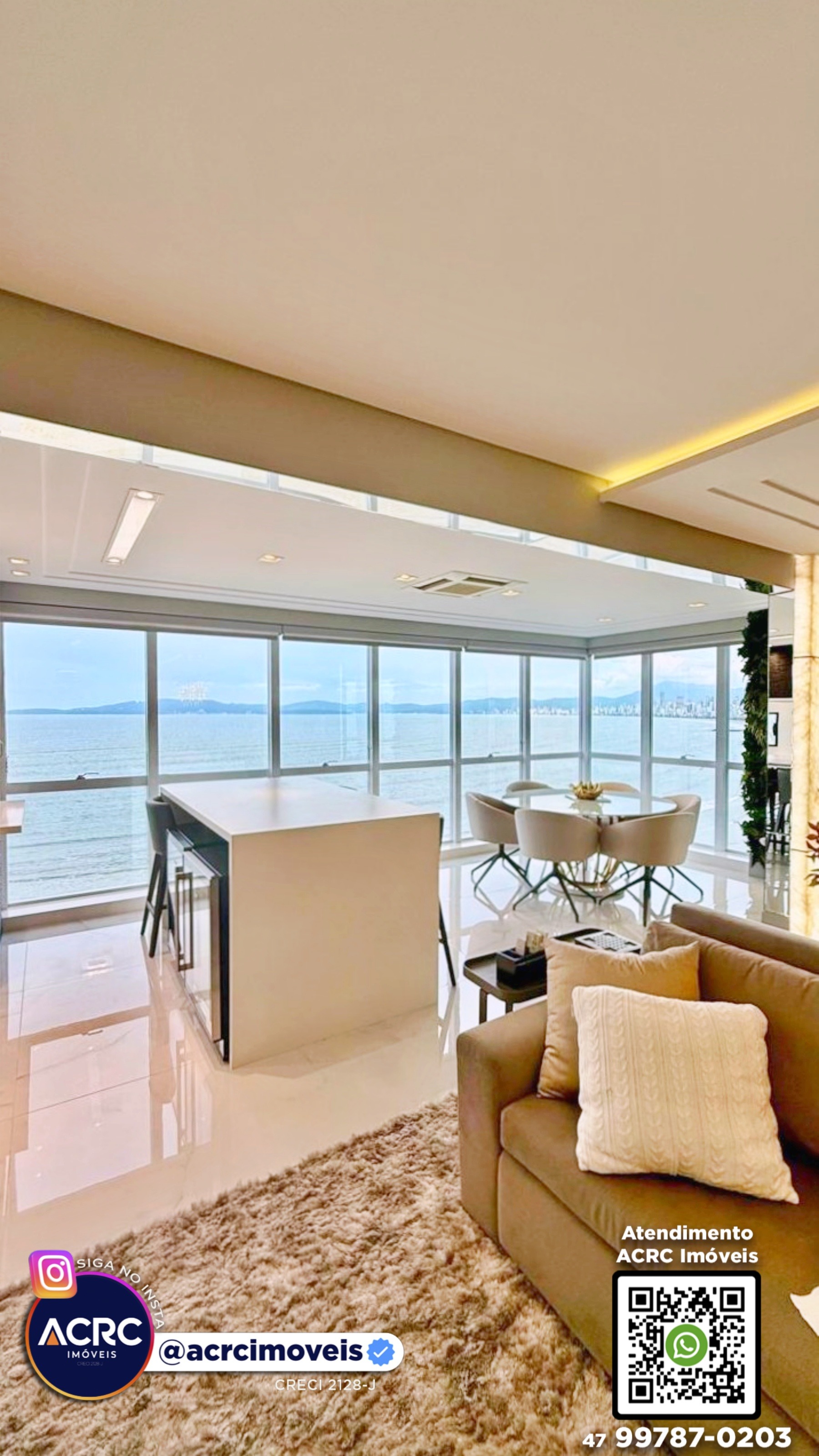 ACRC Imóveis - AP09789 - Apartamento beira mar a Venda no Bairro Centro em Itapema — foto 2