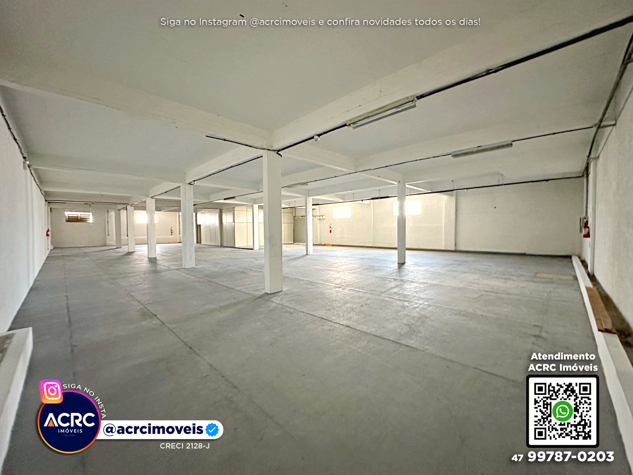 ACRC Imóveis - Galpão comercial para locação no Bairro Salto do Norte — foto 2