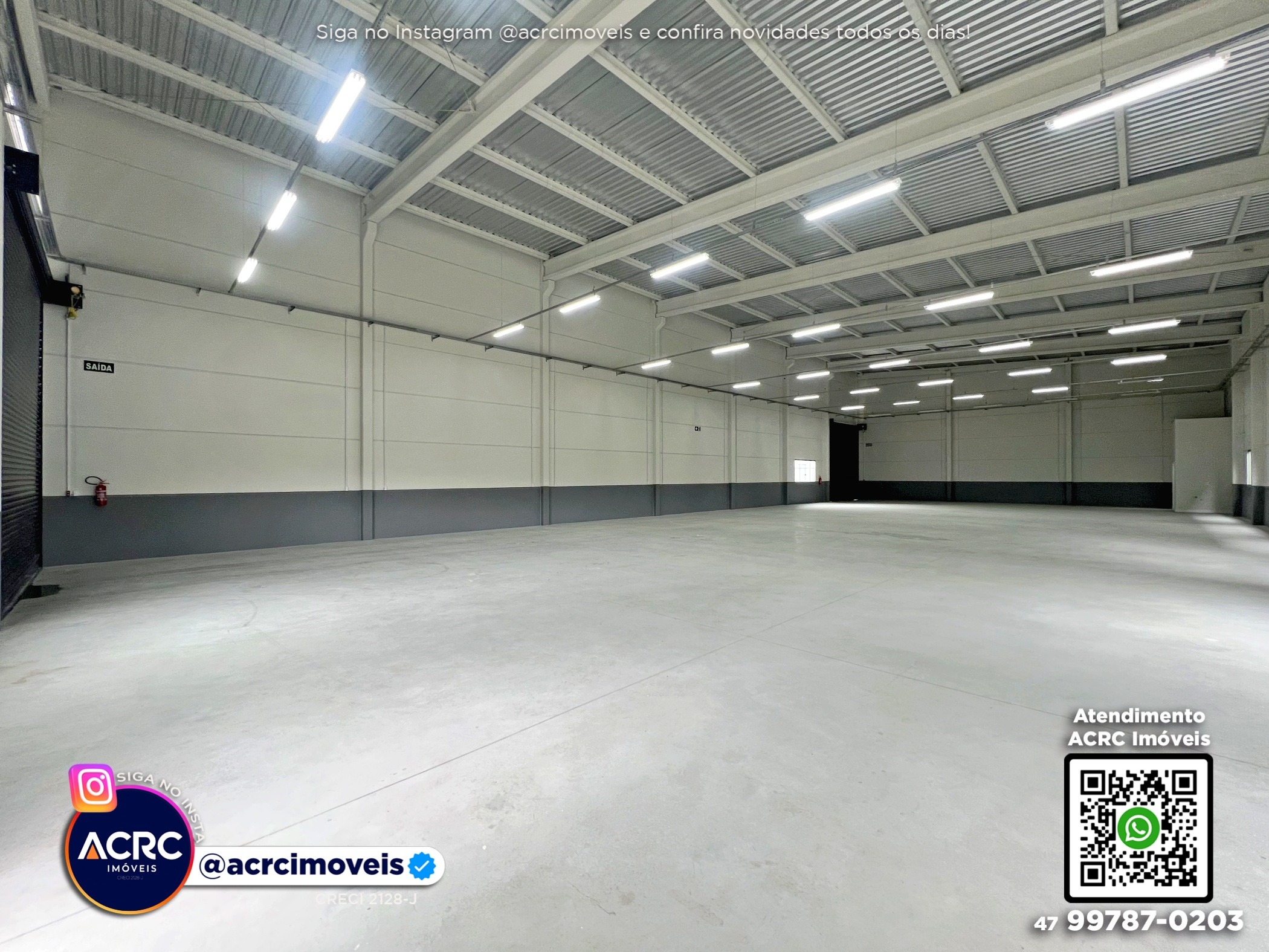 ACRC Imóveis - GL00422 - Galpão para Locação no Bairro Figueira em Gaspar - foto 1