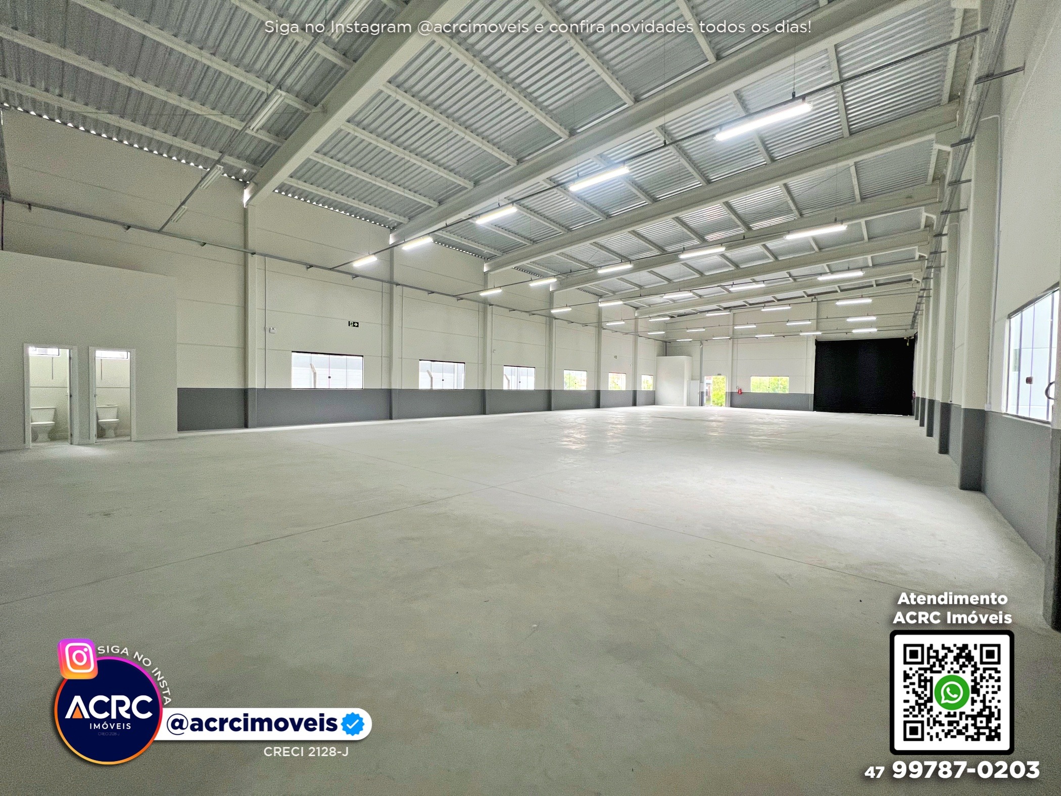 ACRC Imóveis - GL00422 - Galpão para Locação no Bairro Figueira em Gaspar — foto 3