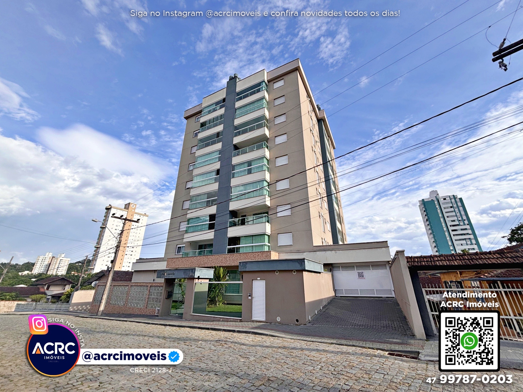 ACRC Imóveis - AP010034 - Apartamento a Venda no Bairro Escola Agrícola em Blumenau - foto 1