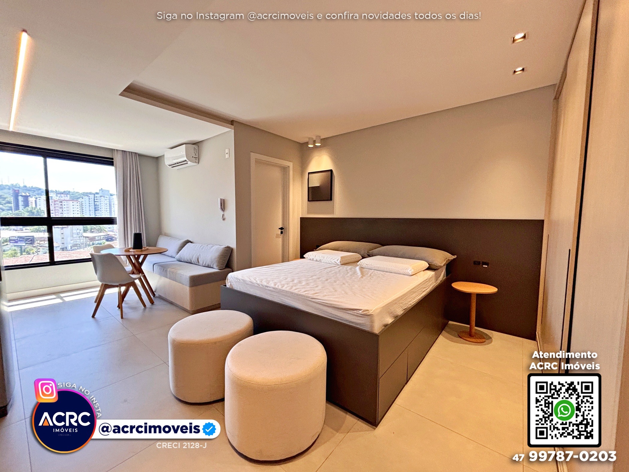 ACRC Imóveis - AP09988 - Apartamento para Locação no Bairro Centro em Blumenau - foto 1