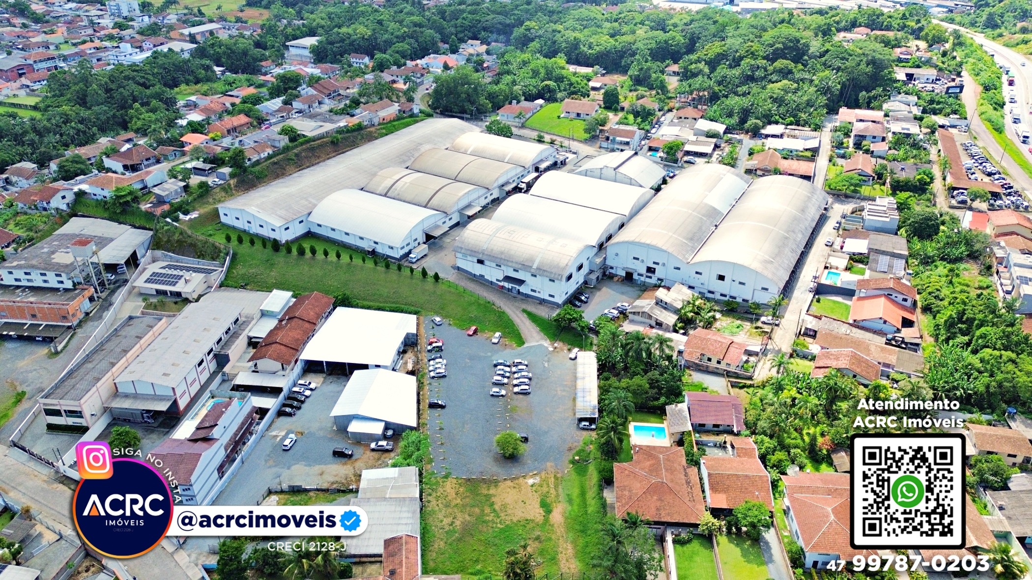 ACRC Imóveis - Galpão comercial para locação no Bairro Salto do Norte - foto 1