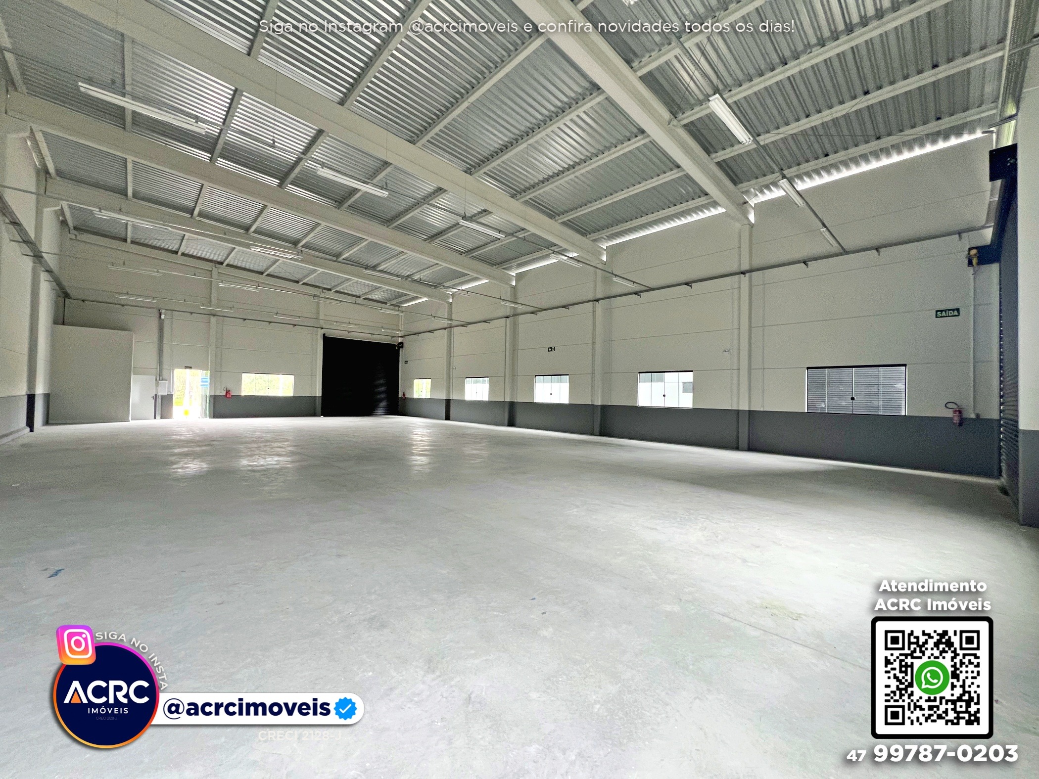 ACRC Imóveis - GL00423 - Galpão para Locação no Bairro Figueira em Gaspar — foto 4