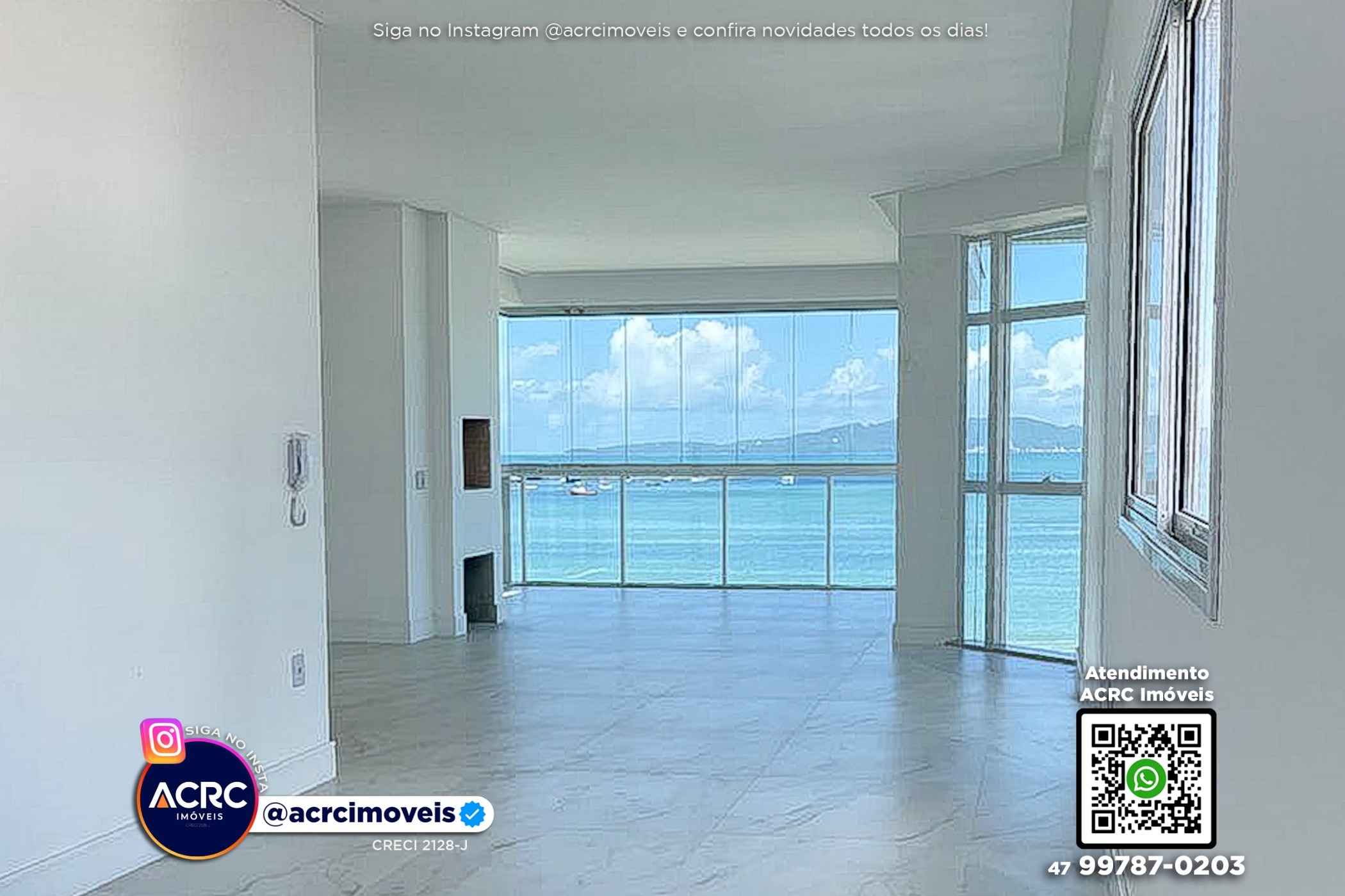 ACRC Imóveis - AP09991 - Apartamento beira mar a Venda no Centro de Itapema - foto 1