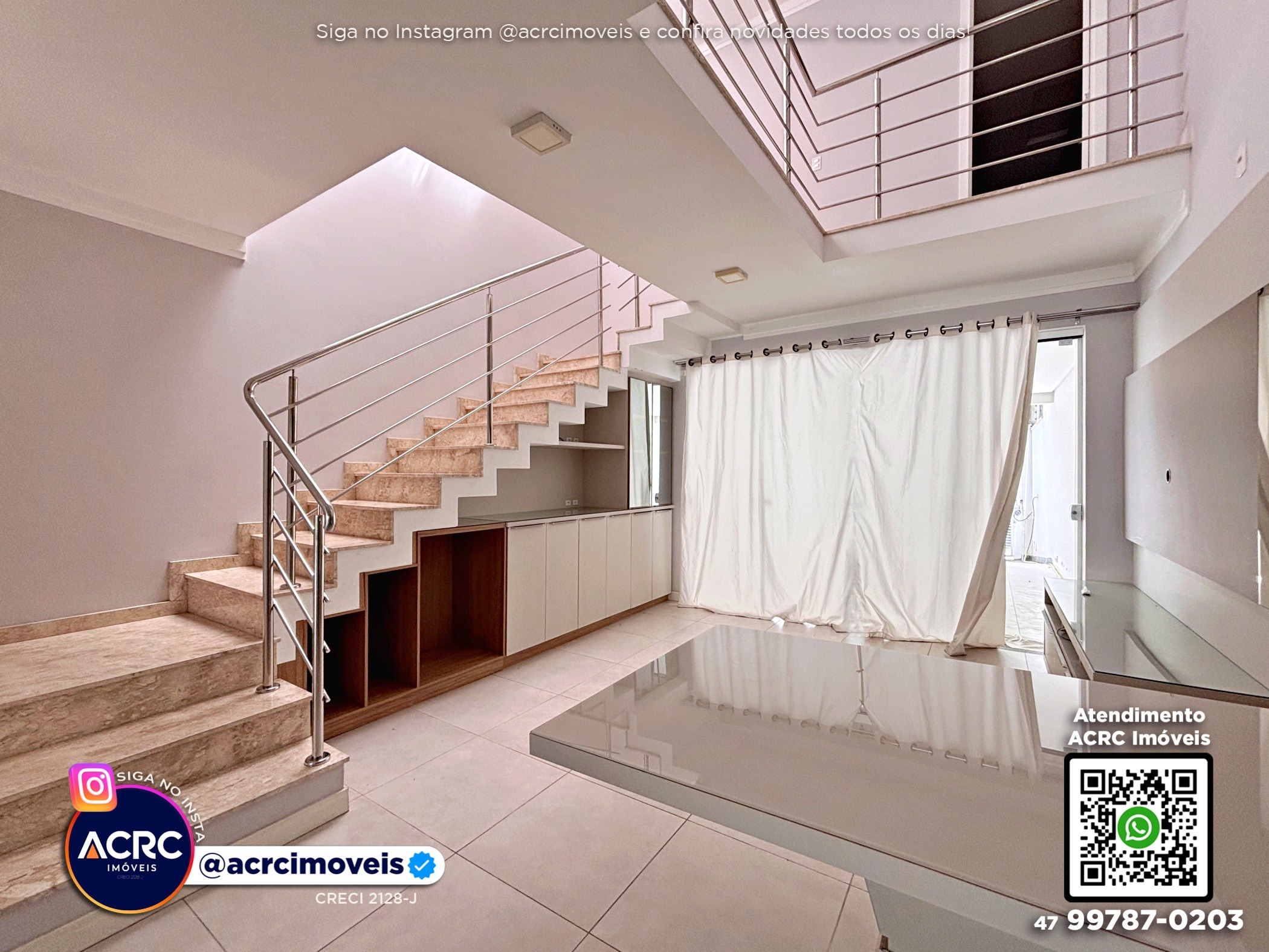 ACRC Imóveis - CA03694 - Sobrado a Venda no Bairro Fortaleza em Blumenau — foto 4