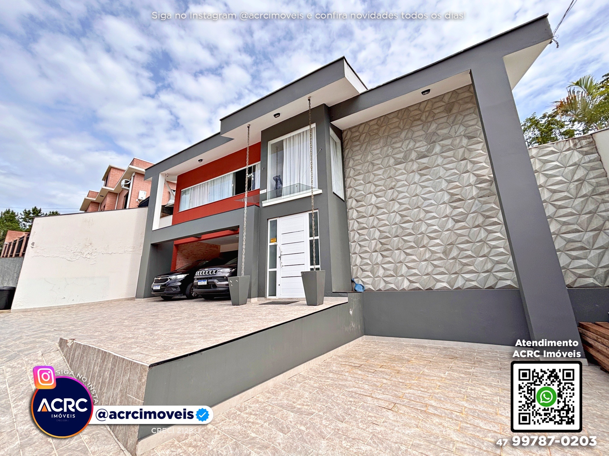 ACRC Imóveis - CA03677 - Casa a Venda no Bairro Centro em Pomerode - foto 1