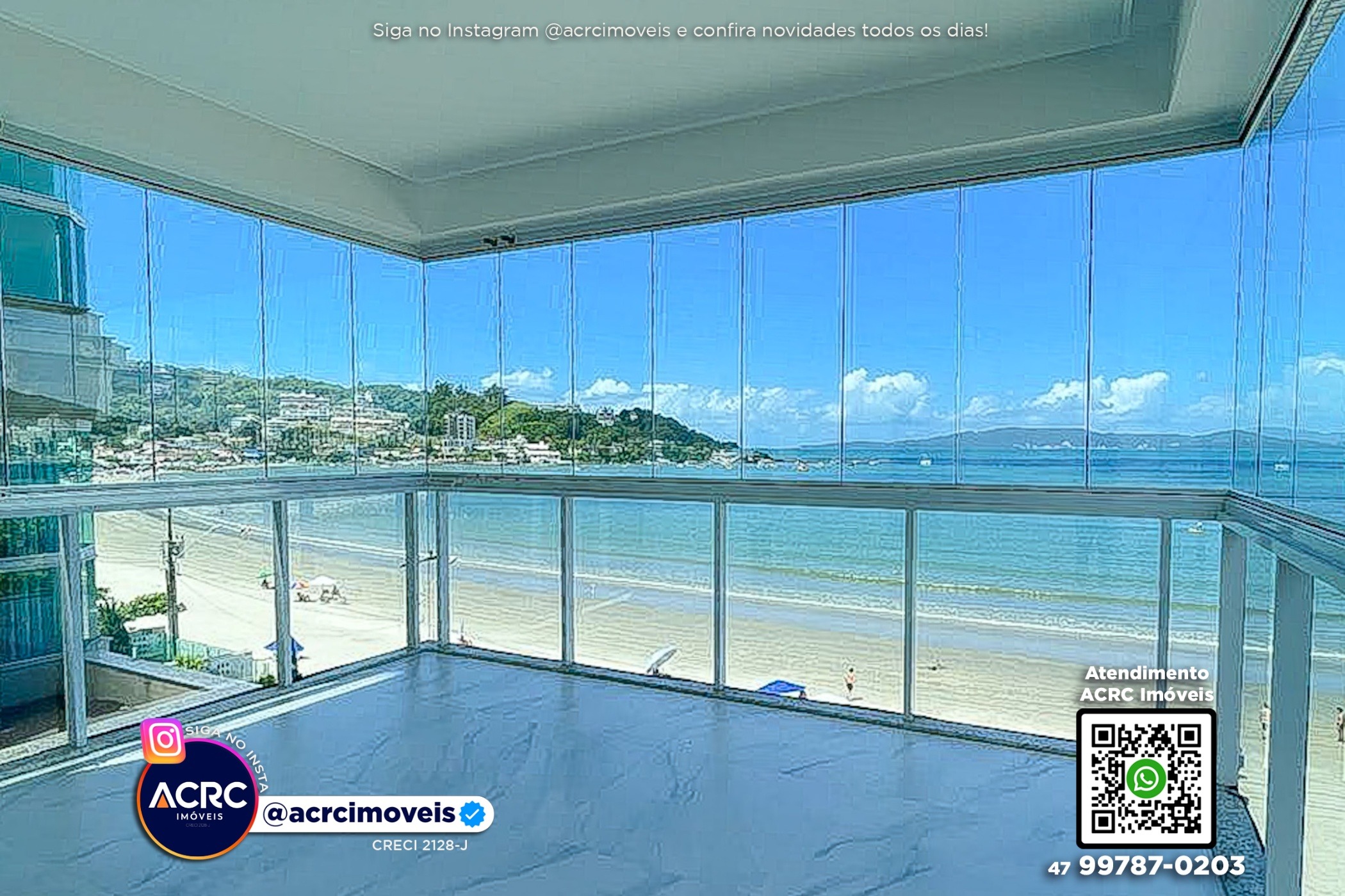 ACRC Imóveis - AP09991 - Apartamento beira mar a Venda no Centro de Itapema — foto 5