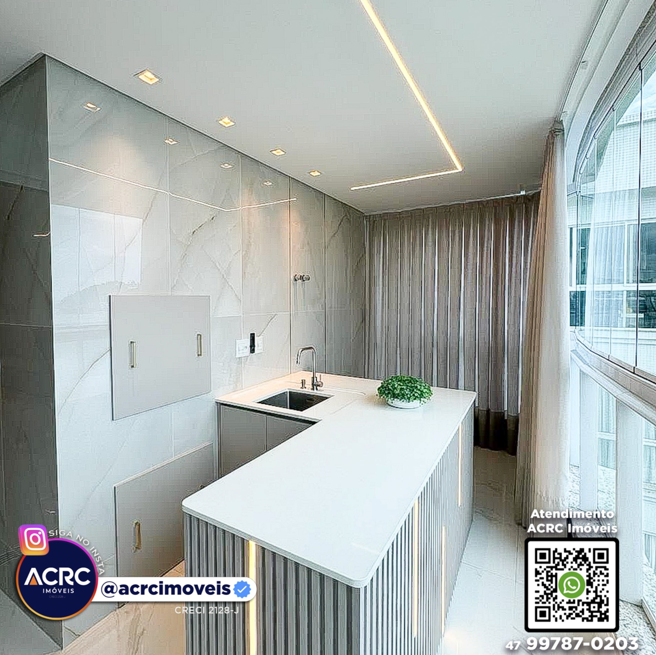 ACRC Imóveis - AP09990 - Apartamento beira mar a Venda no Centro de Itapema — foto 5