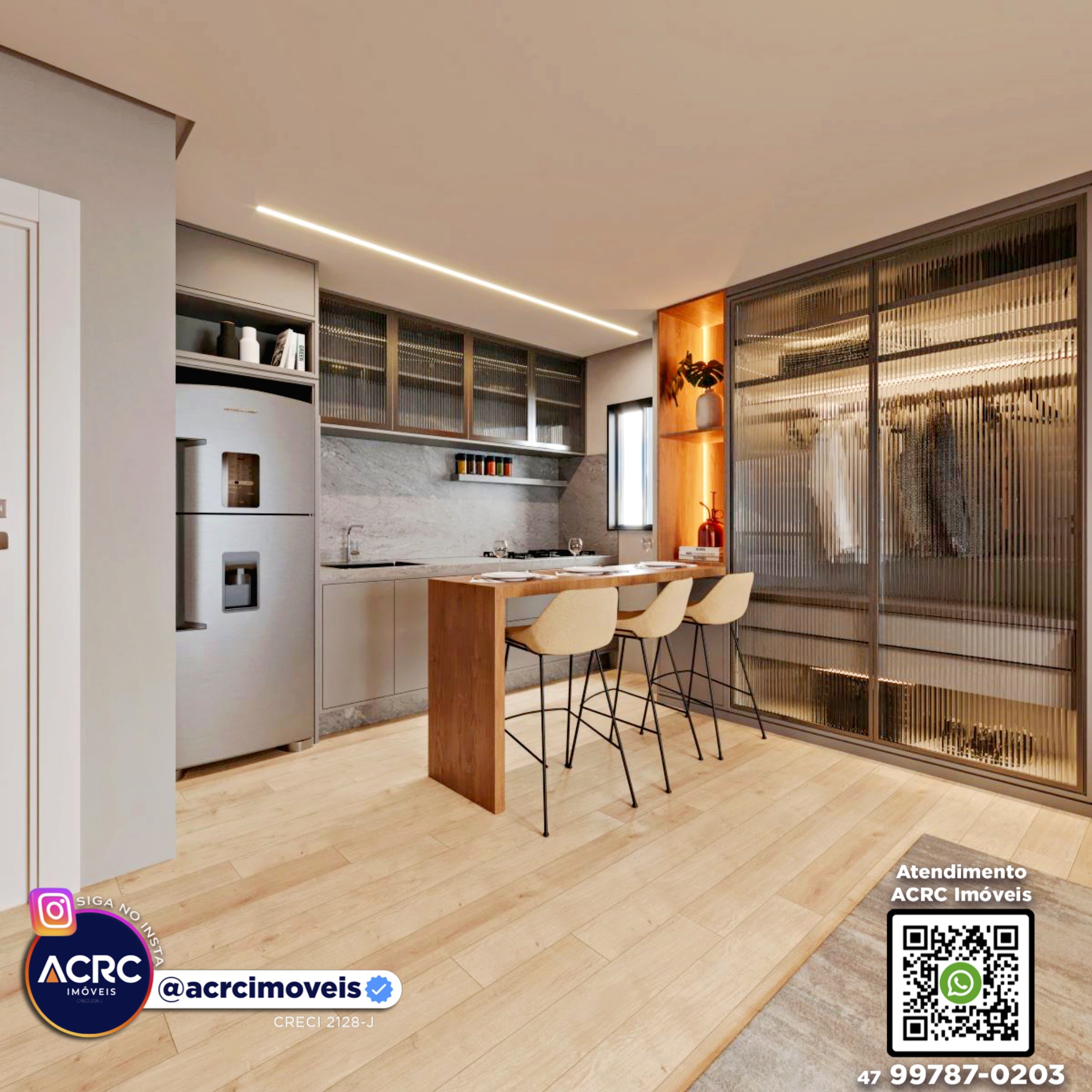 ACRC Imóveis - AP09965 - Apartamento em construção a Venda no Bairro Centro em Blumenau — foto 3