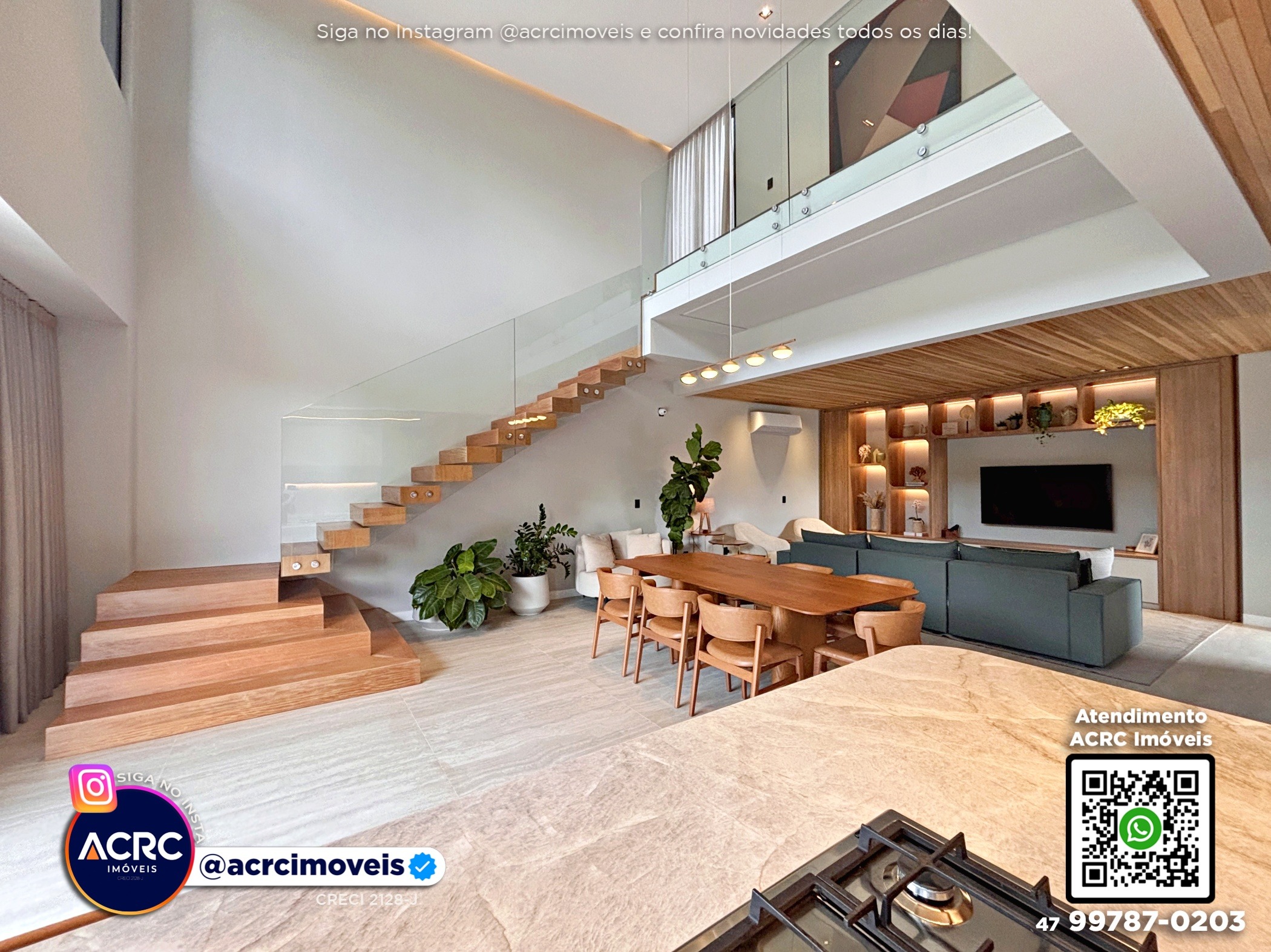 ACRC Imóveis - CA03681 - Casa a Venda no Condomínio High Park em Blumenau - foto 1