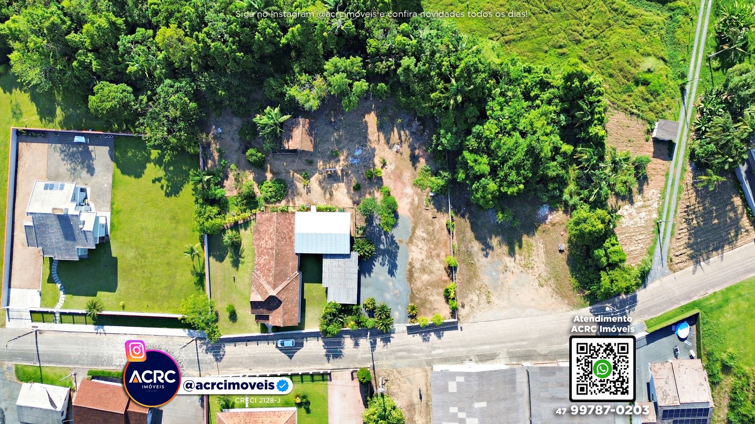 ACRC Imóveis - TE01326 - Terreno com um total de 2.500m a Venda no Bairro Belchior Alto em Gaspar — foto 6