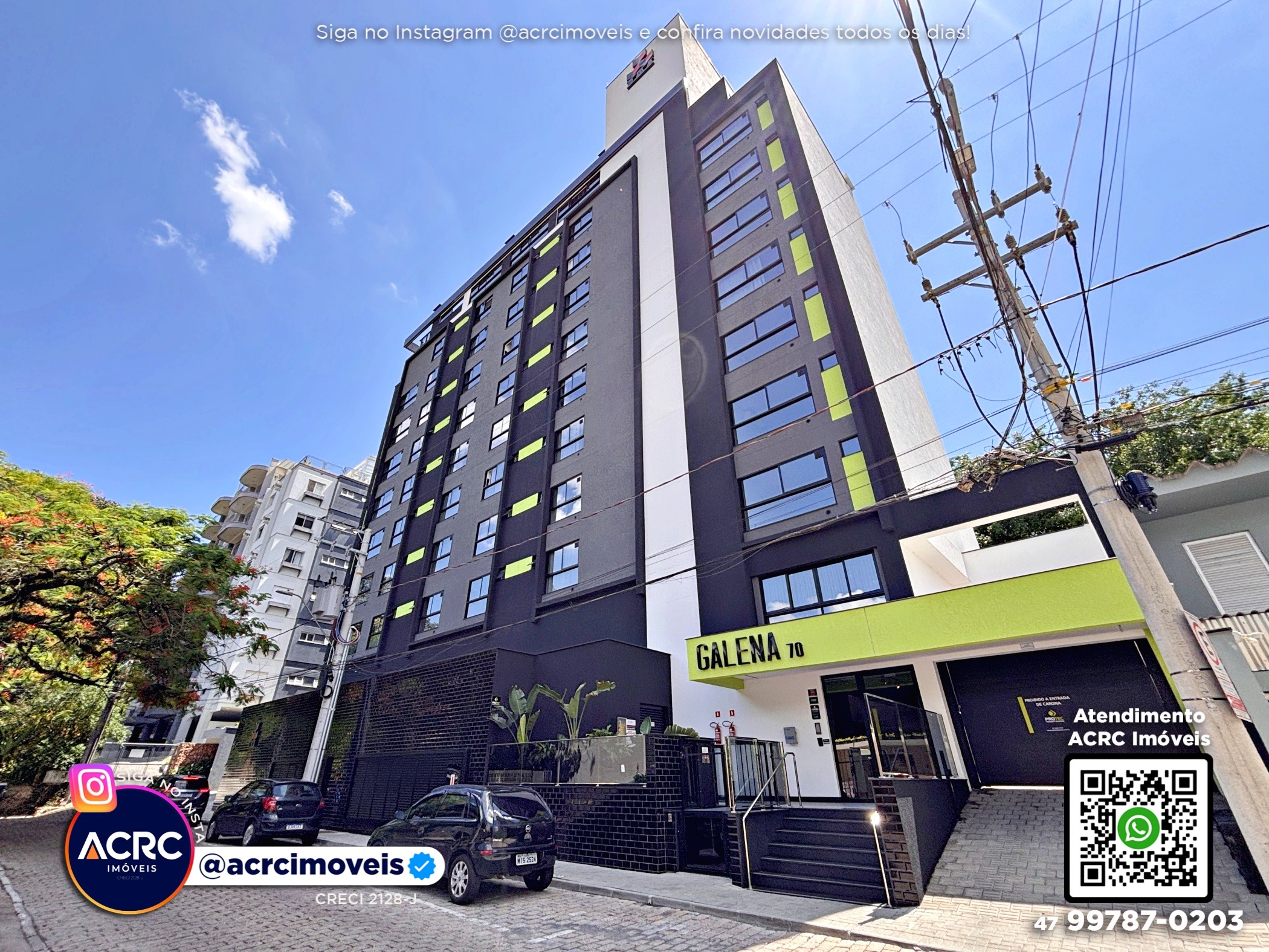 ACRC Imóveis - AP09964 - Apartamento para Locação no Bairro Centro em Blumenau — foto 2