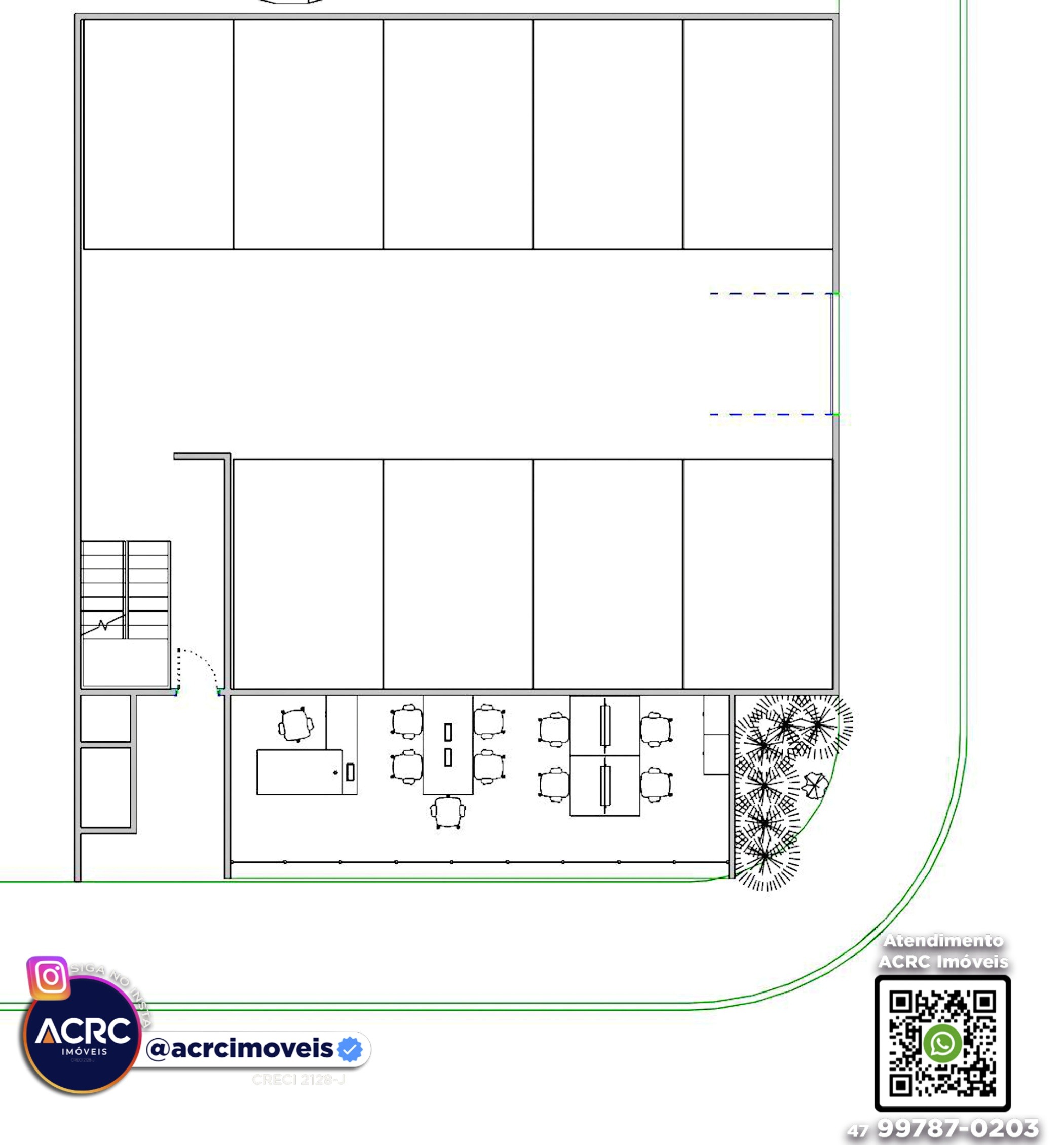 ACRC Imóveis - TE01343 - Terreno com um total de 266m a Venda no Bairro Garcia em Blumenau — foto 7