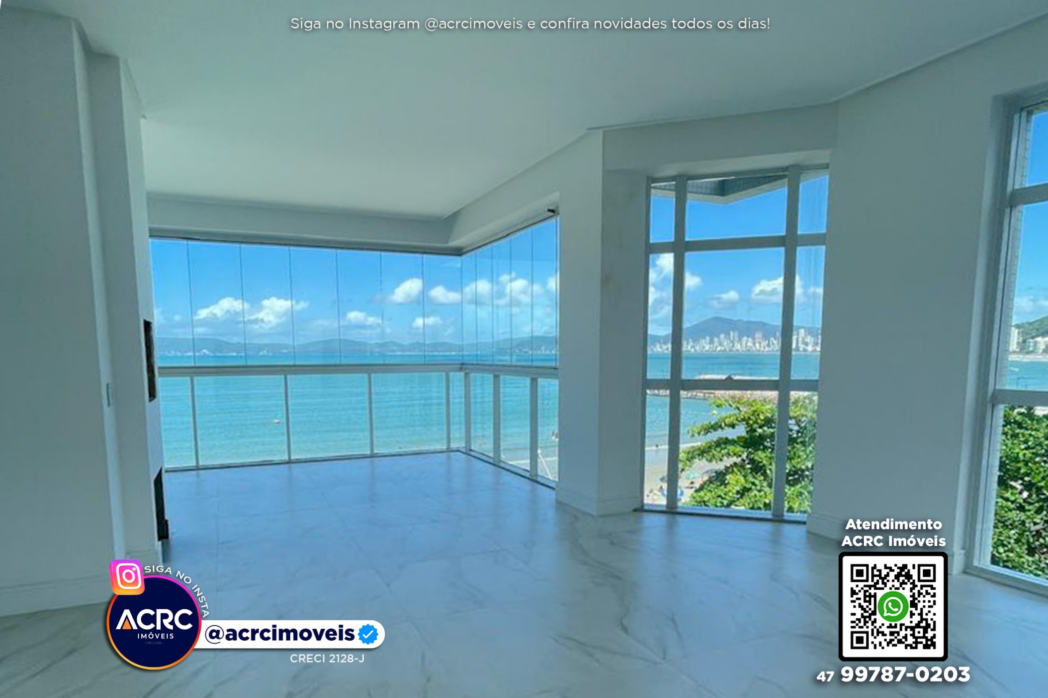 ACRC Imóveis - AP09991 - Apartamento beira mar a Venda no Centro de Itapema — foto 3