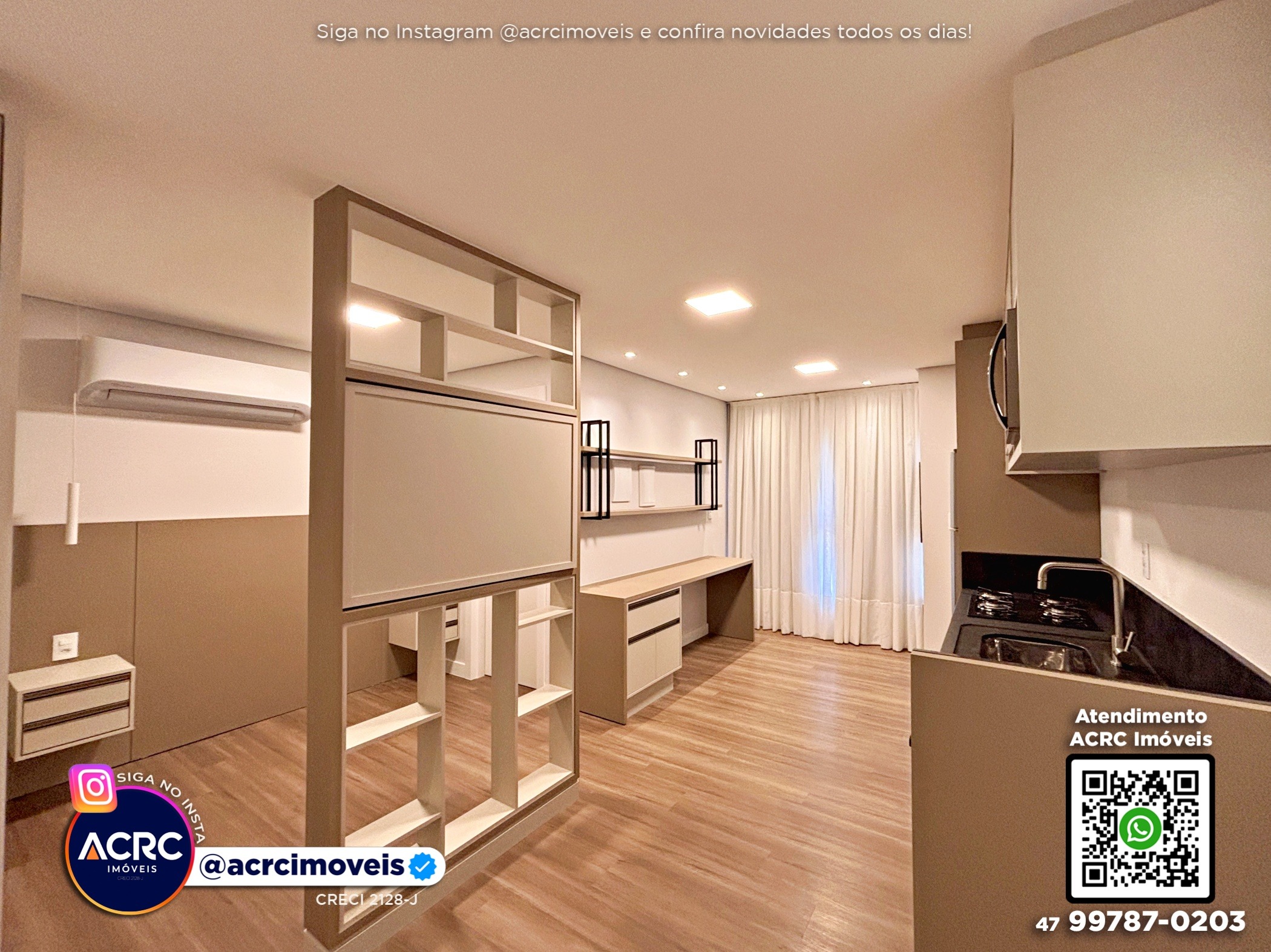 ACRC Imóveis - AP09964 - Apartamento para Locação no Bairro Centro em Blumenau - foto 1