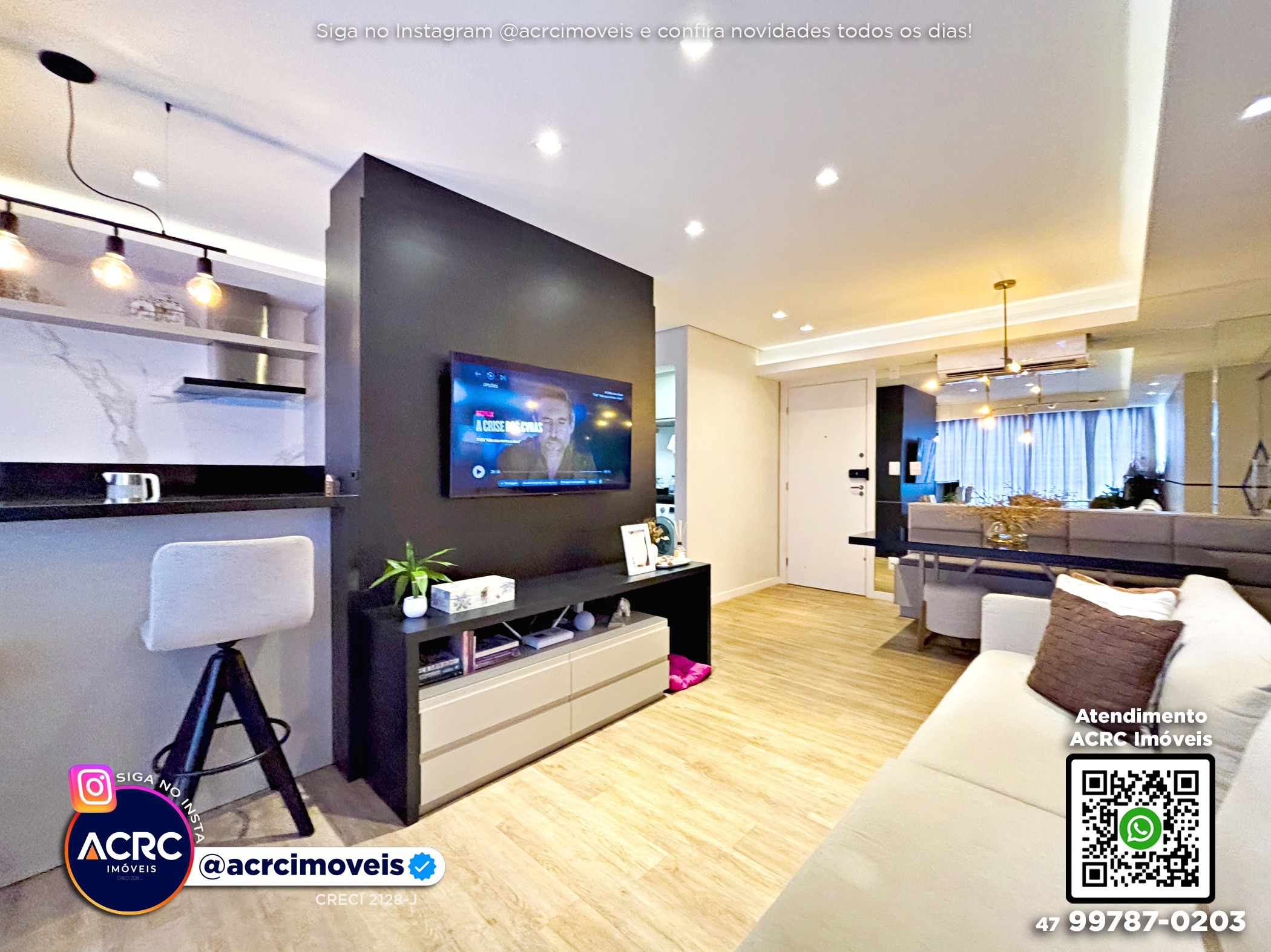 ACRC Imóveis - AP10144 - Apartamento a Venda no Bairro Fortaleza em Blumenau - foto 1