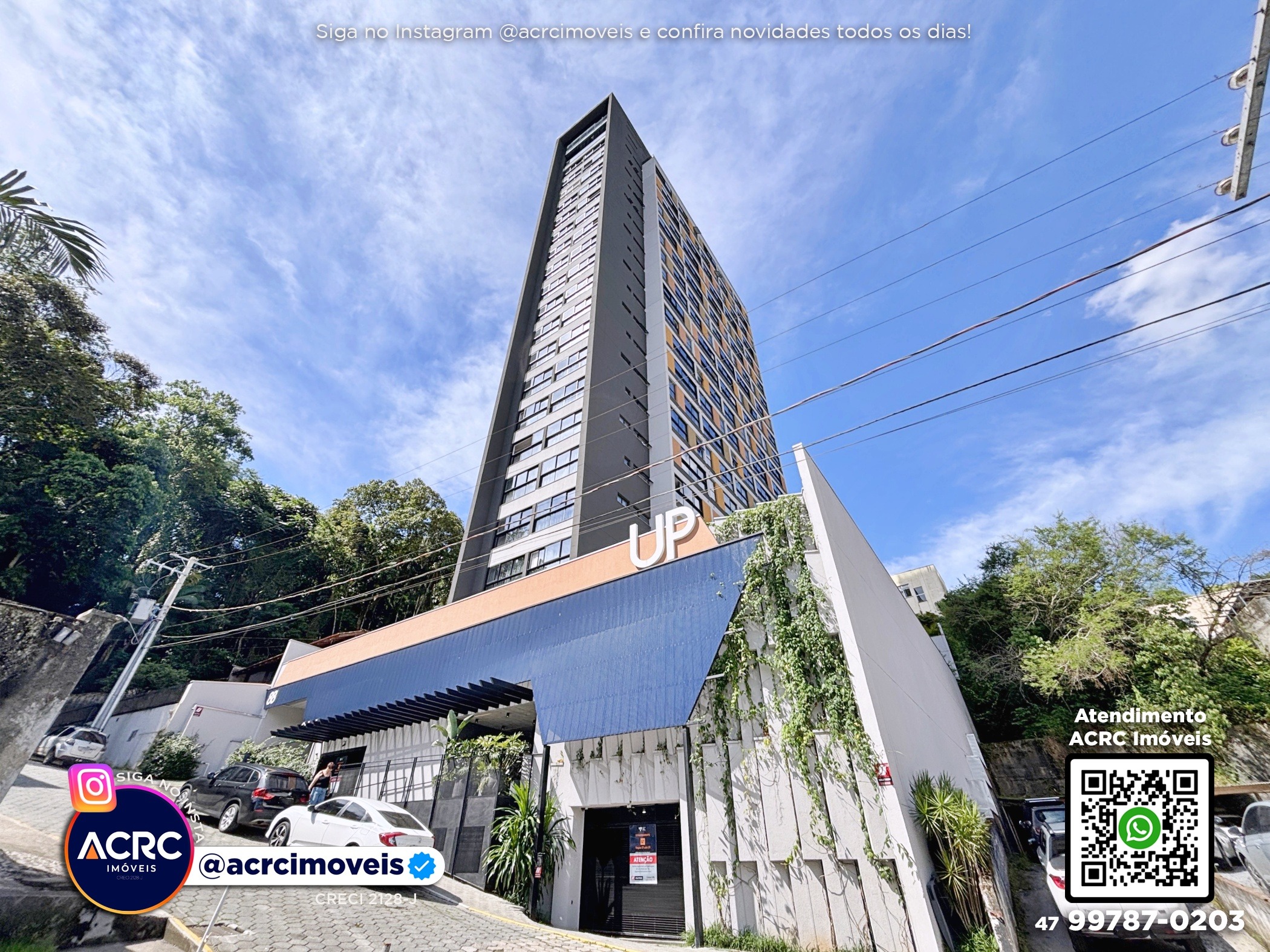 ACRC Imóveis - AP10208 - Loft Alto Padrão para Locação no Bairro Victor Konder em Blumenau — foto 2