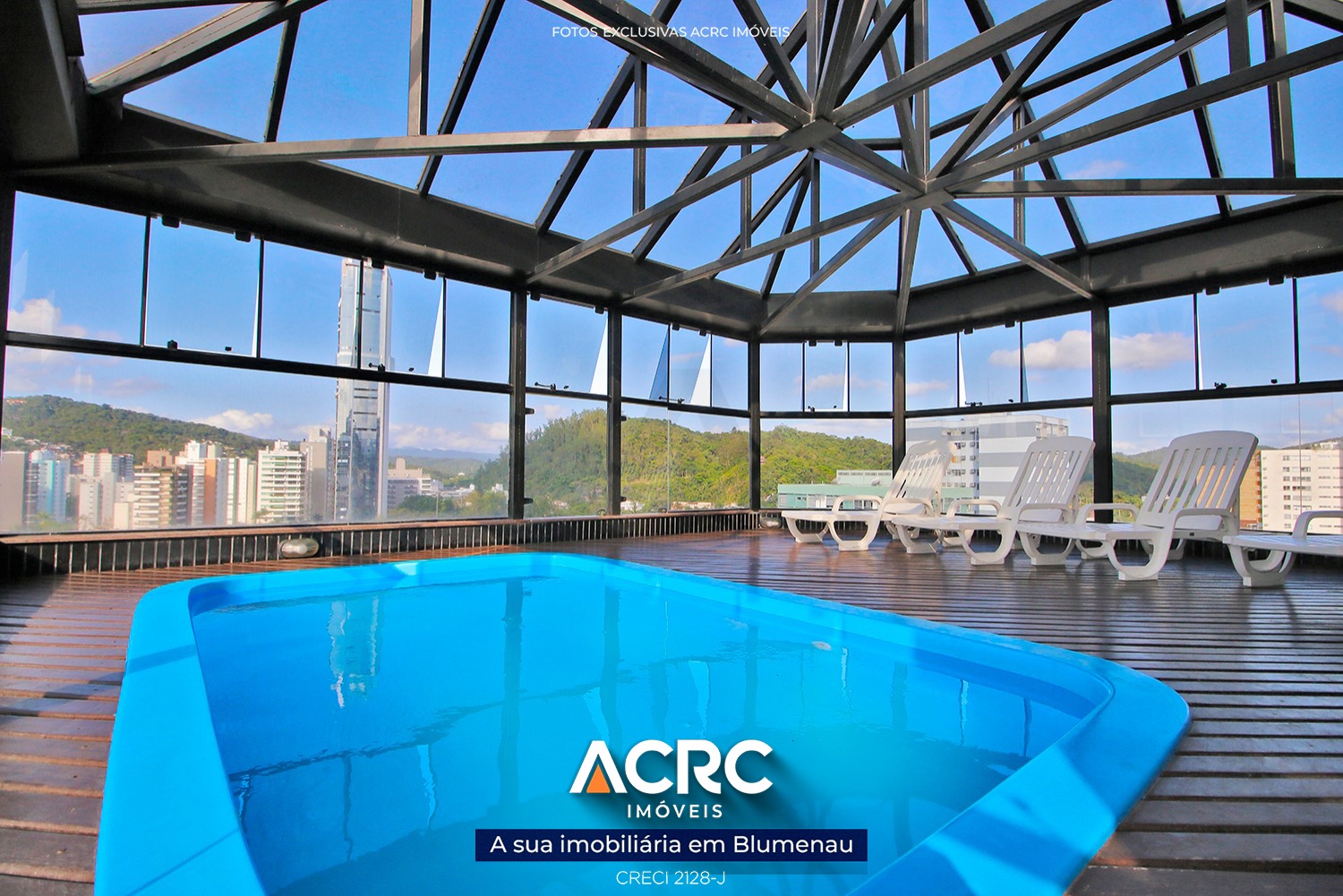 ACRC Imóveis - AP10214 - Apartamento para Locação no Centro de Blumenau - foto 1