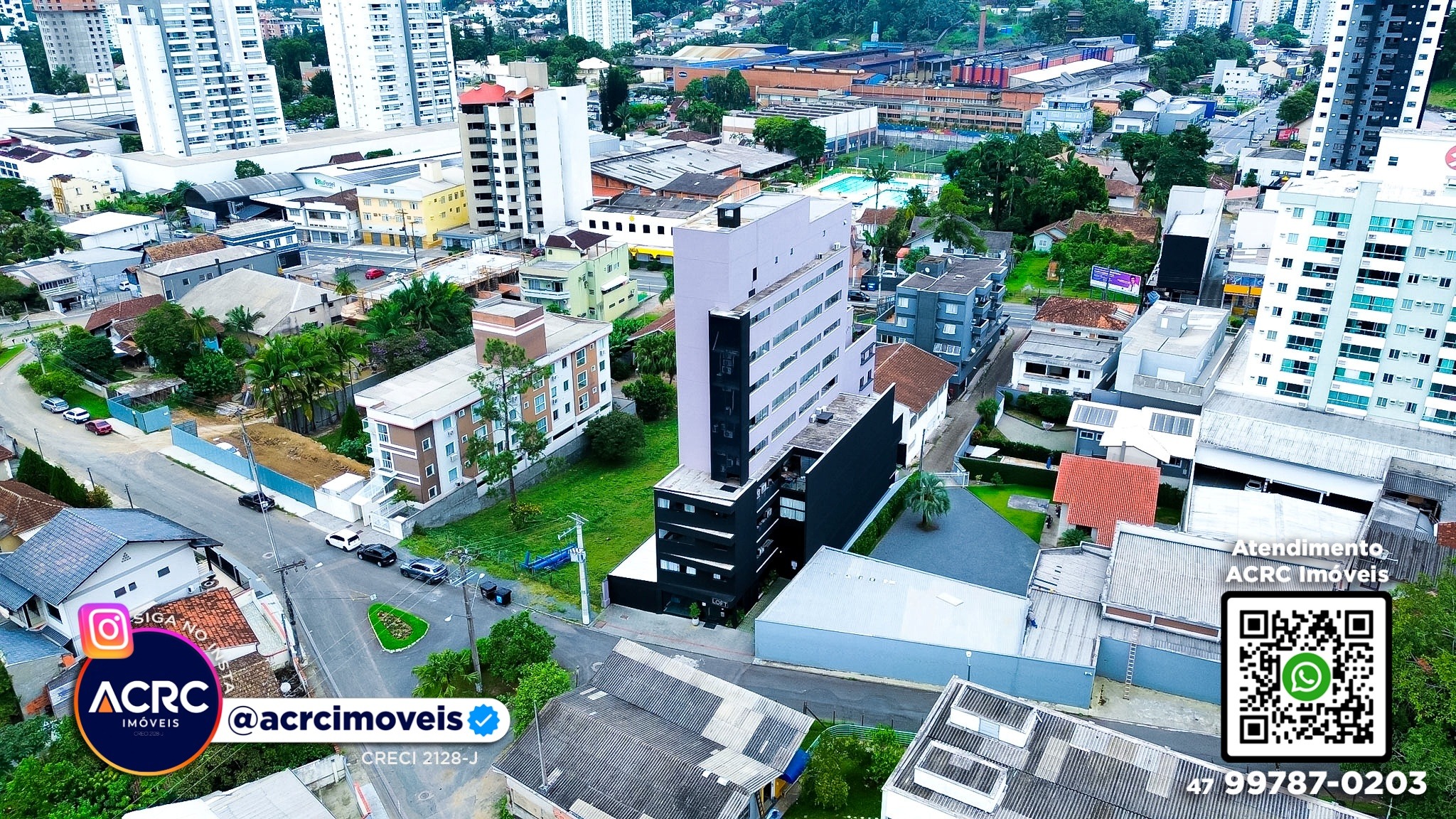 ACRC Imóveis - AP10173 - Apartamento Loft para Locação no Bairro Itoupava Seca em Blumenau — foto 3