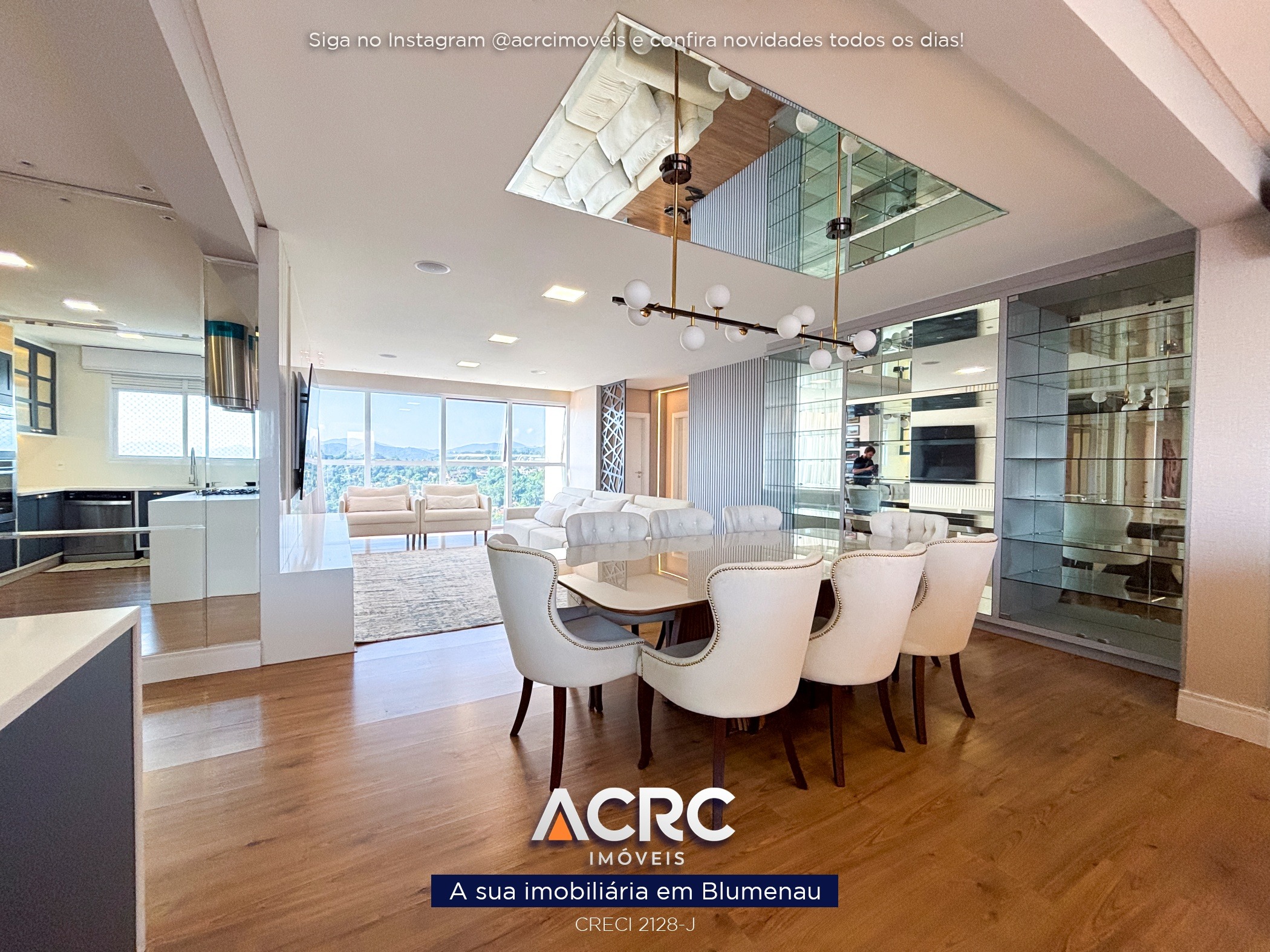 ACRC Imóveis - AP10176 - Apartamento alto padrão no Bairro Victor Konder em Blumenau - foto 1