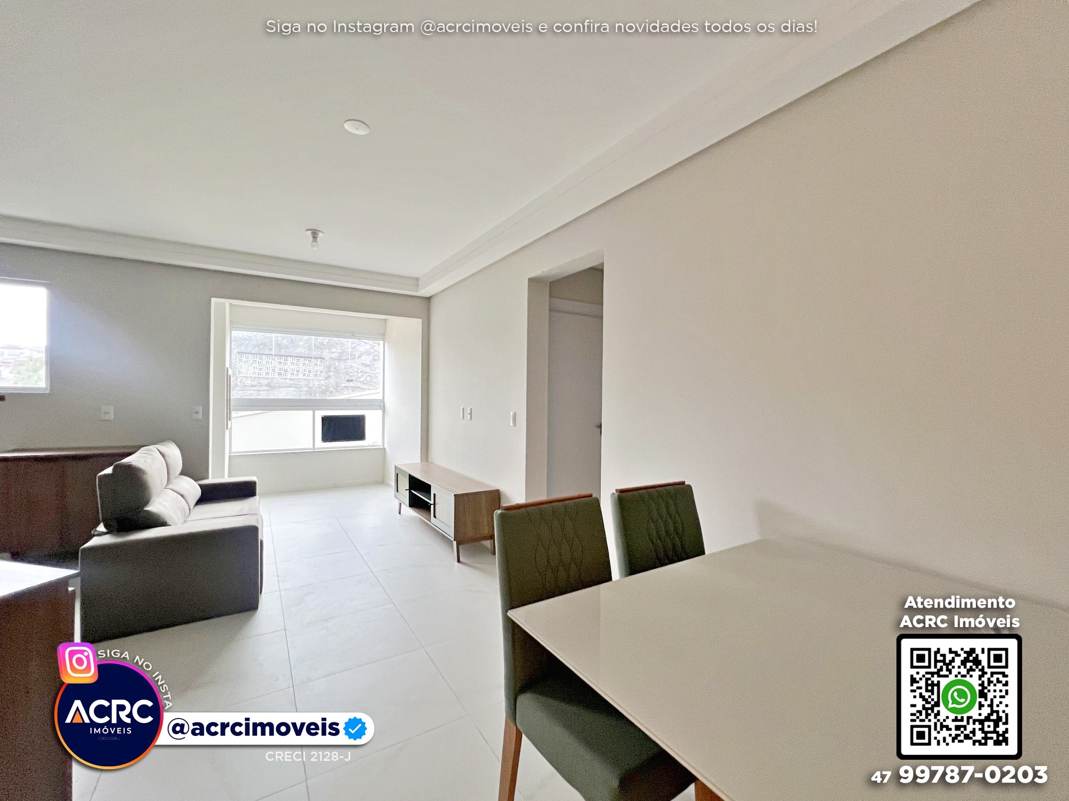 ACRC Imóveis - AP09587 - Apartamento para Locação no Bairro Escola Agrícola em Blumenau — foto 4