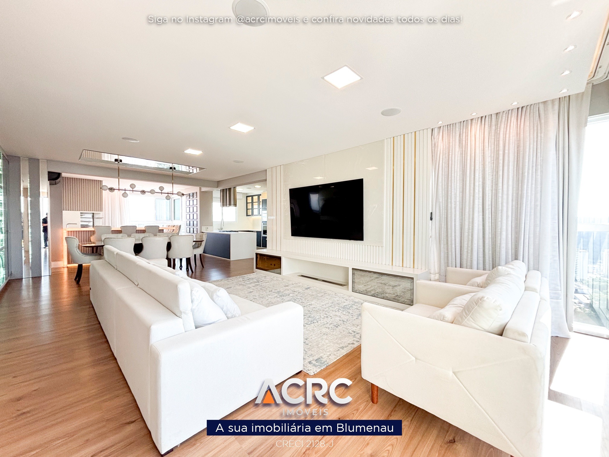 ACRC Imóveis - AP10176 - Apartamento alto padrão no Bairro Victor Konder em Blumenau — foto 4