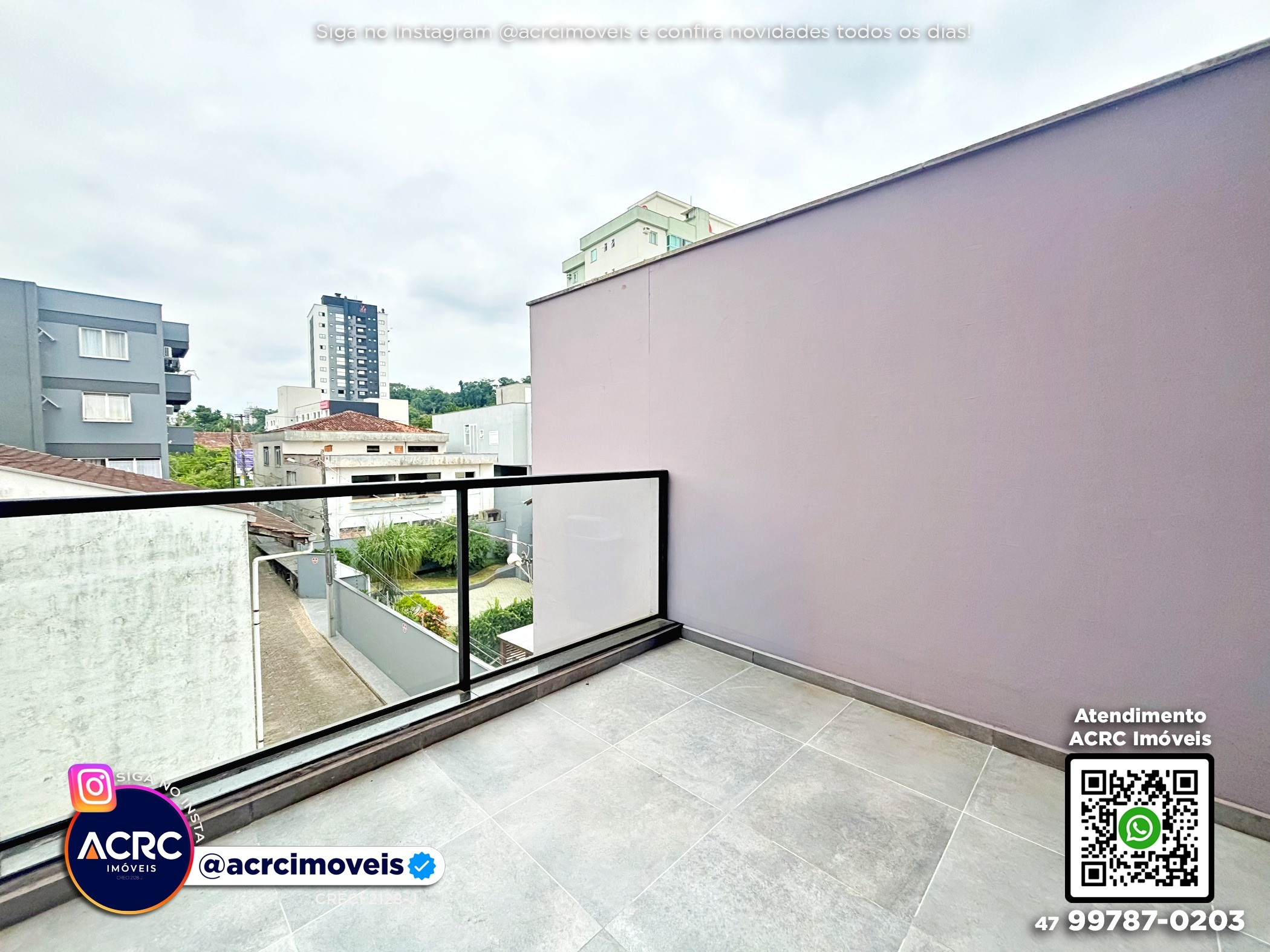 ACRC Imóveis - AP10181 - Apartamento Loft com terraço para Locação no Bairro Itoupava Seca em Blumenau — foto 2