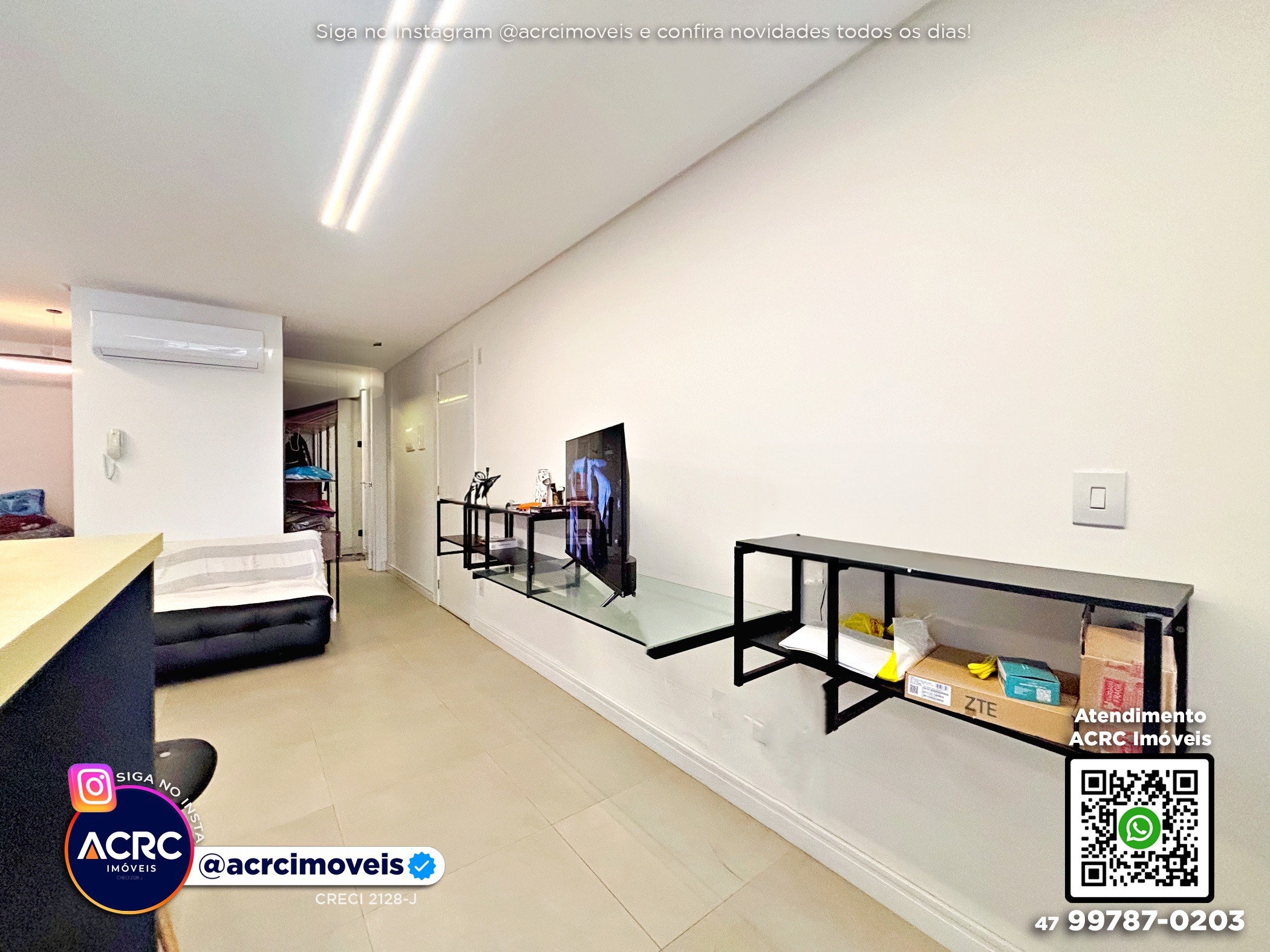 ACRC Imóveis - AP10181 - Apartamento Loft com terraço para Locação no Bairro Itoupava Seca em Blumenau — foto 4