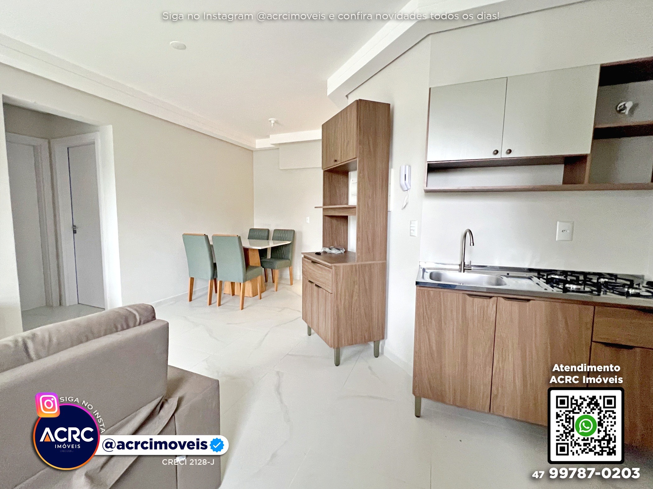 ACRC Imóveis - AP09587 - Apartamento para Locação no Bairro Escola Agrícola em Blumenau — foto 3