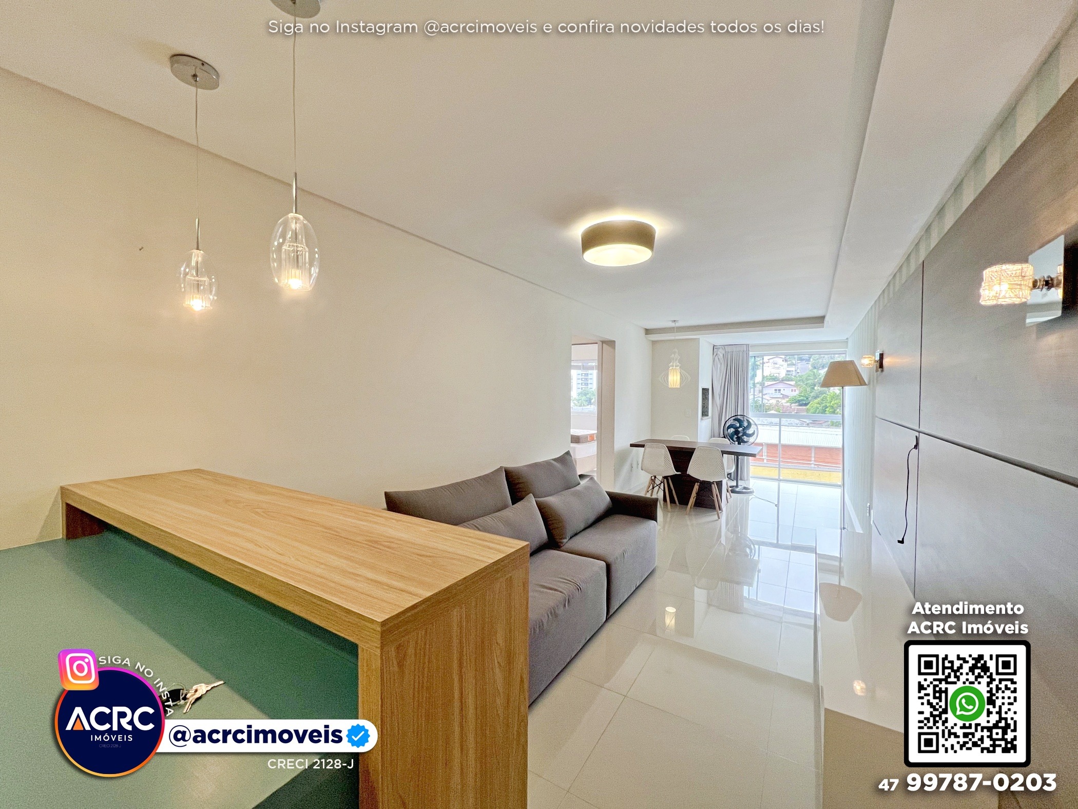 ACRC Imóveis - AP10117 - Apartamento para Locação no Bairro Escola Agrícola em Blumenau — foto 2