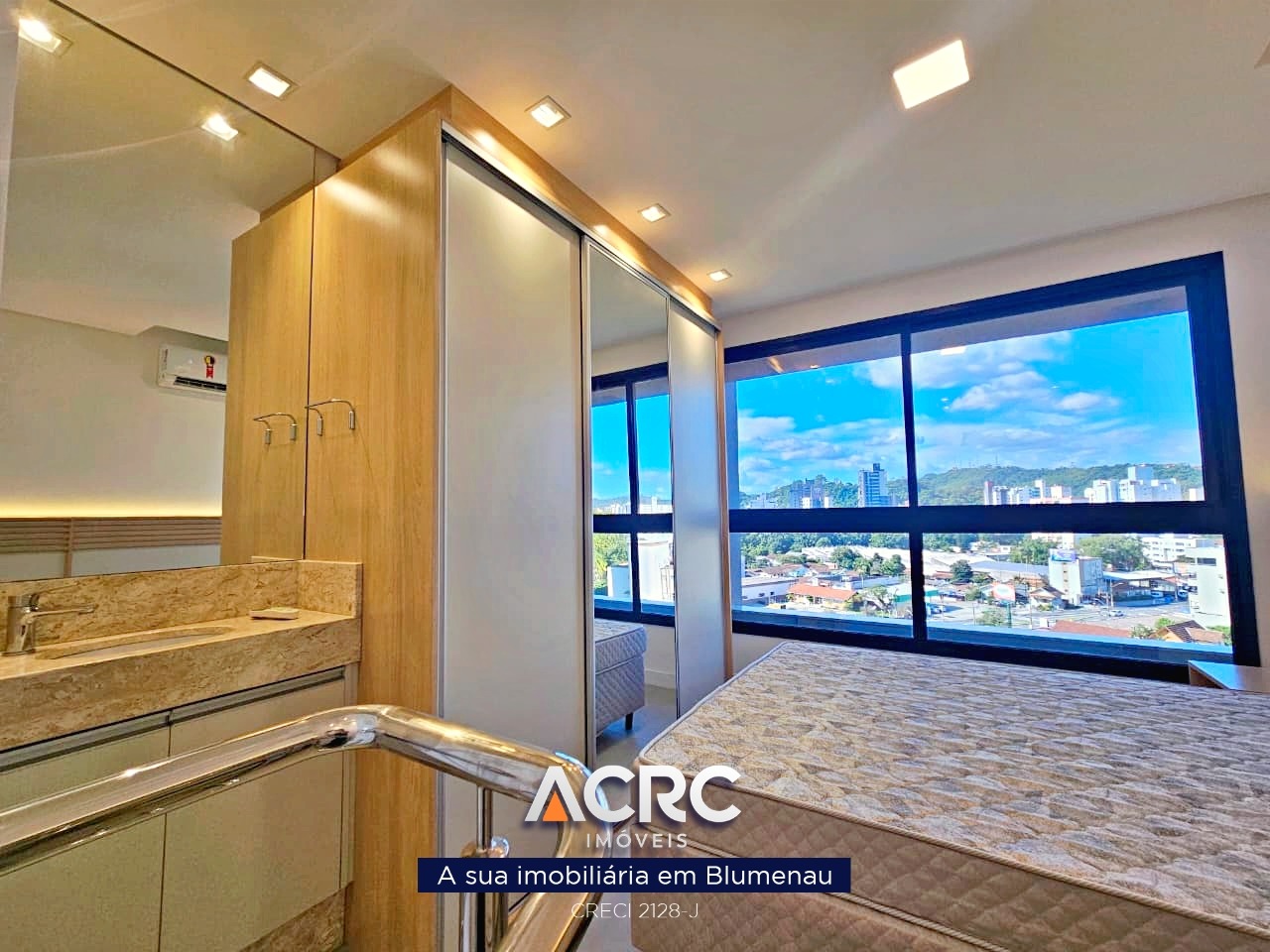 ACRC Imóveis - Loft duplex mobiliado a Venda no Centro de Blumenau, Edifício Carbono — foto 6