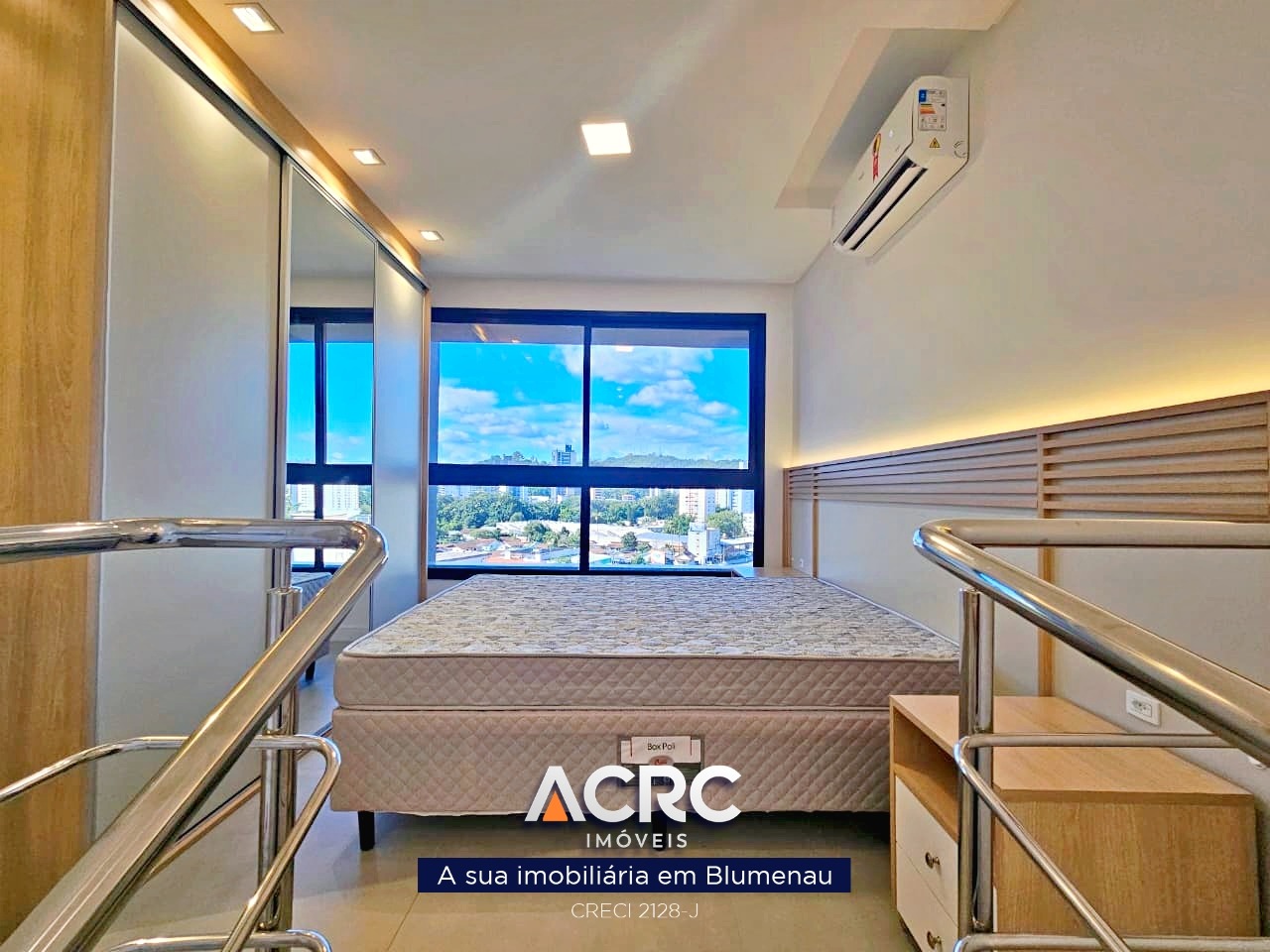 ACRC Imóveis - Loft duplex mobiliado a Venda no Centro de Blumenau, Edifício Carbono — foto 5