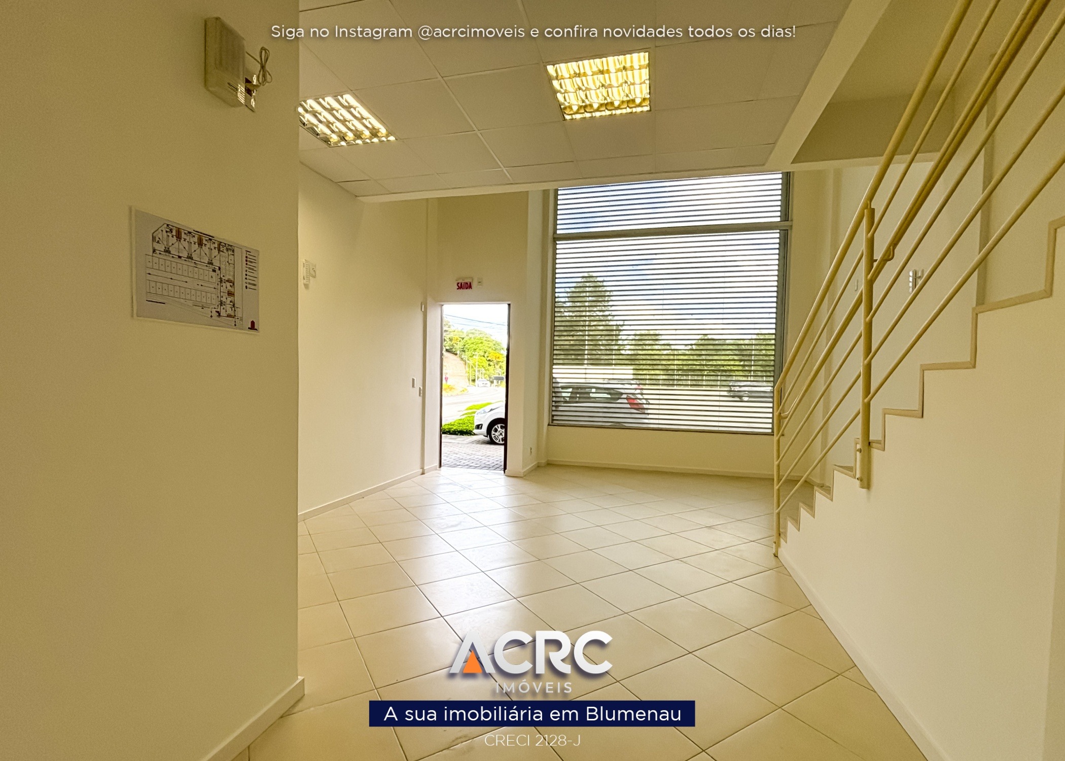 ACRC Imóveis - SA01400 - Loja para Locação no Bairro Itoupava Norte em Blumenau — foto 3