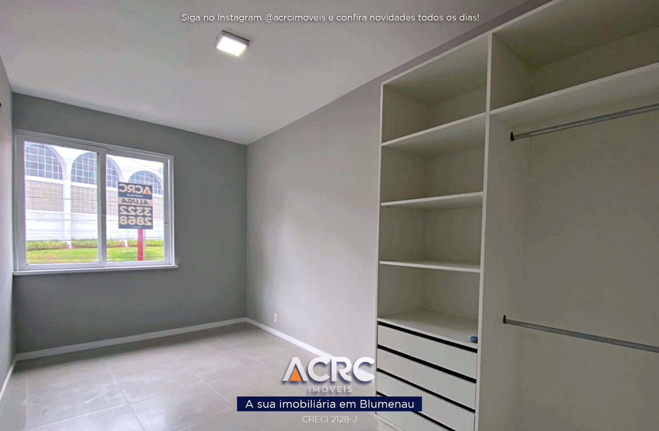 ACRC Imóveis - AP10226 - Apartamento para Locação no Centro de Blumenau. — foto 6