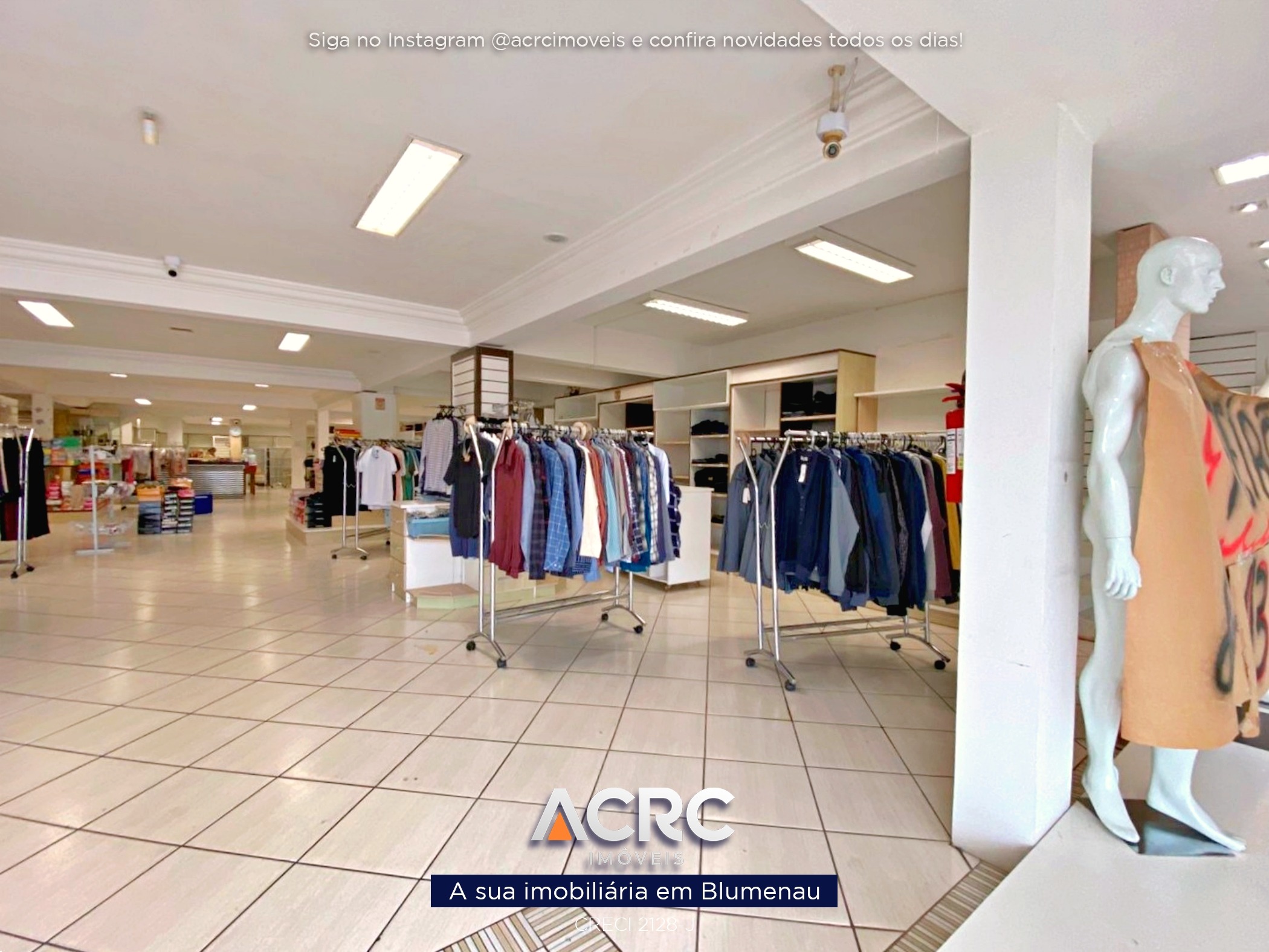 ACRC Imóveis - LJ00539- Loja para Locação no Bairro Itoupava Central em Blumenau — foto 2