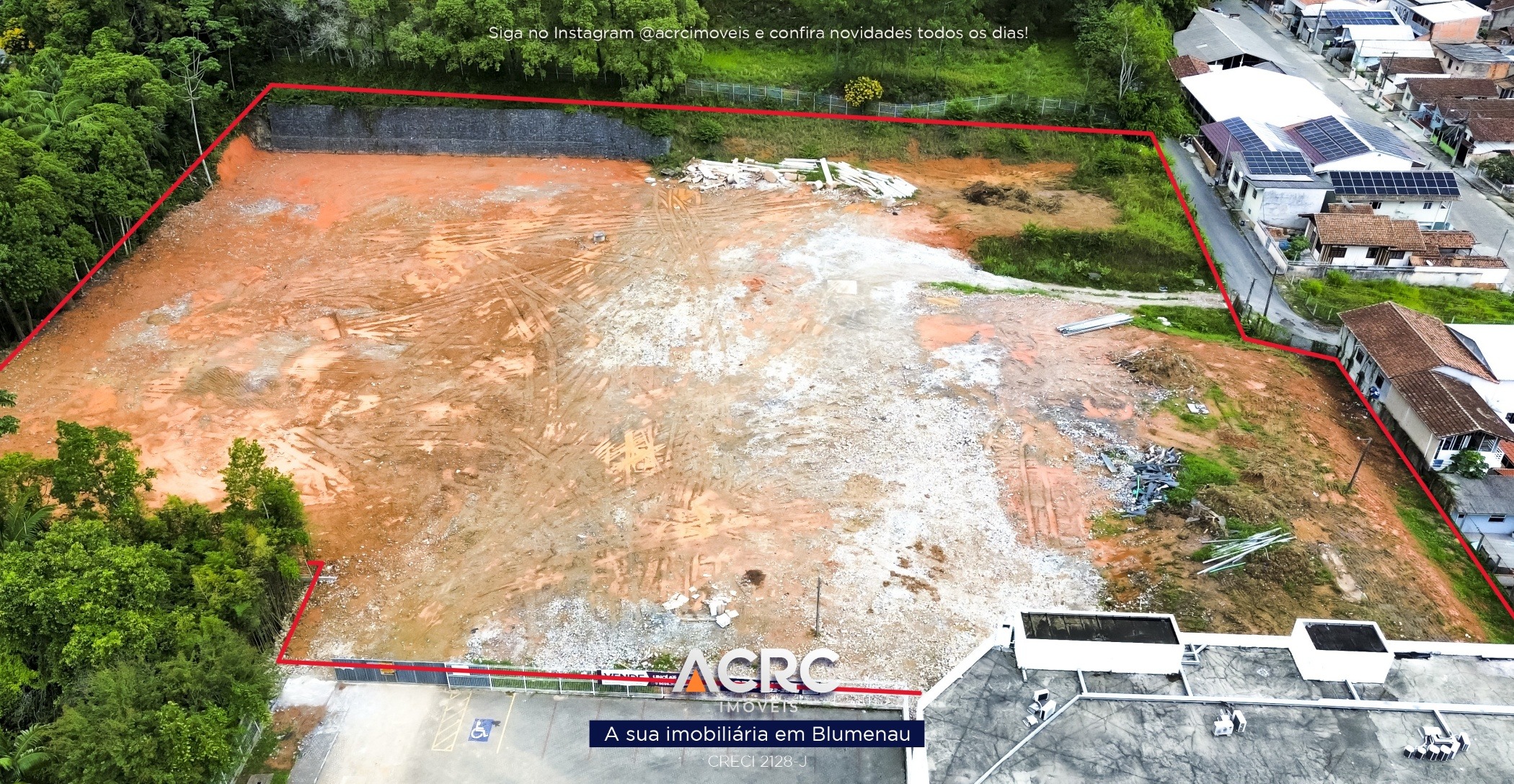 ACRC Imóveis - TE01336 - Terreno com um total de 12.892,45m a Venda no Bairro Itoupava Norte — foto 5