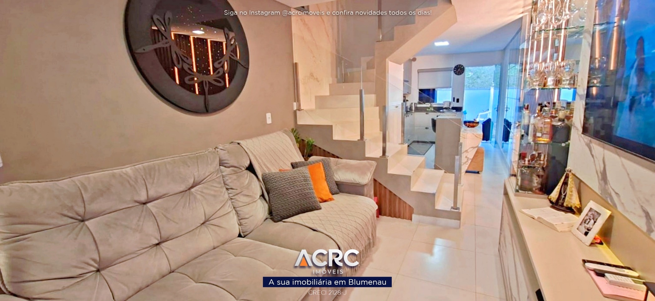 ACRC Imóveis - CA03774 - Sobrado Para Locação no Bairro Fortaleza em Blumenau. — foto 2