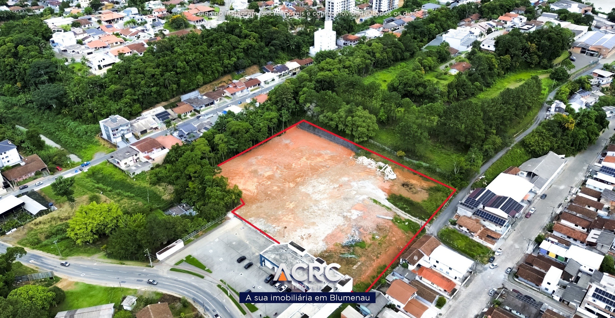 ACRC Imóveis - TE01336 - Terreno com um total de 12.892,45m a Venda no Bairro Itoupava Norte — foto 7