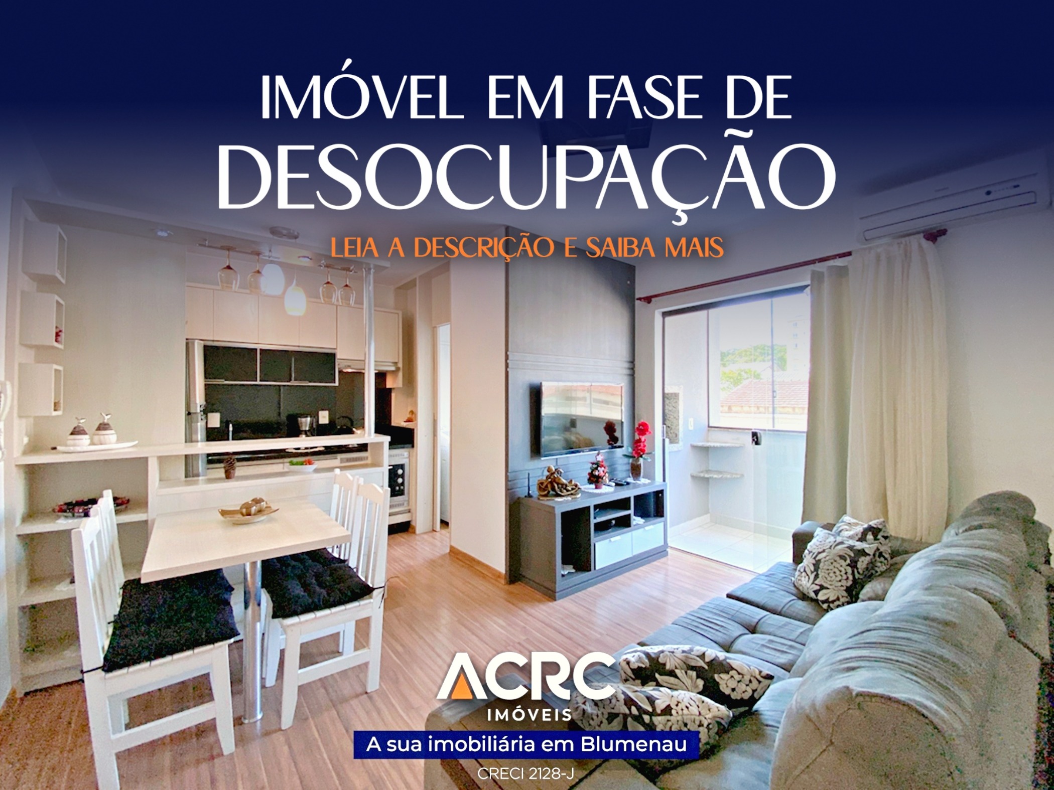 ACRC Imóveis - - Apartamento para Locação no bairro Fortaleza em Blumenau - foto 1
