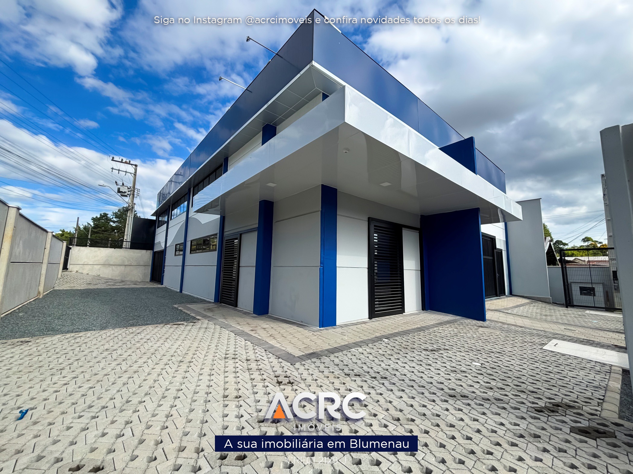 ACRC Imóveis - GL00430 - Galpão para Locação no Bairro Itoupava Norte em Blumenau - foto 1