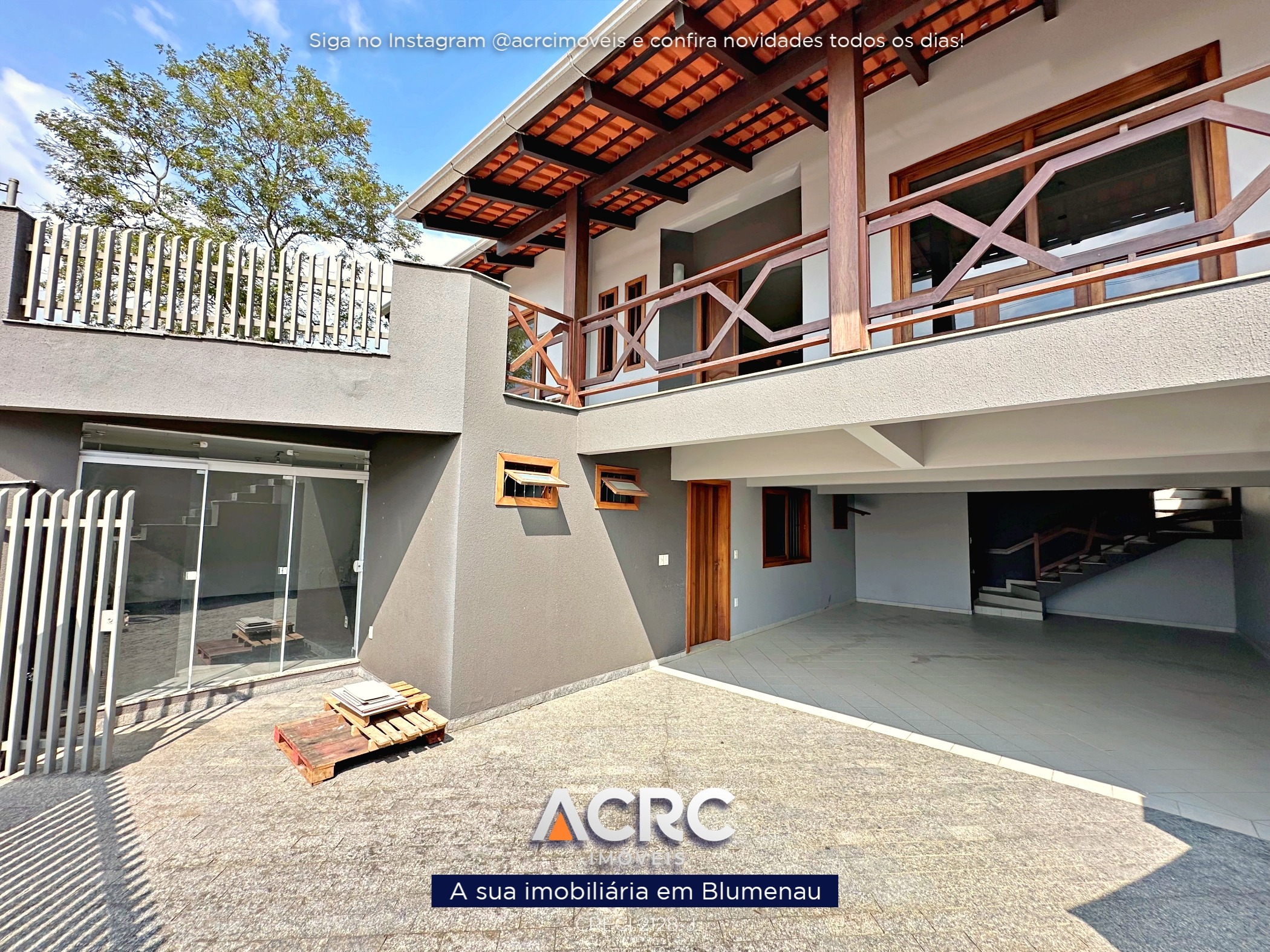 ACRC Imóveis - CA03773- Casa para Com Salas Comerciais para Venda no Bairro Vila Nova em Blumenau — foto 3