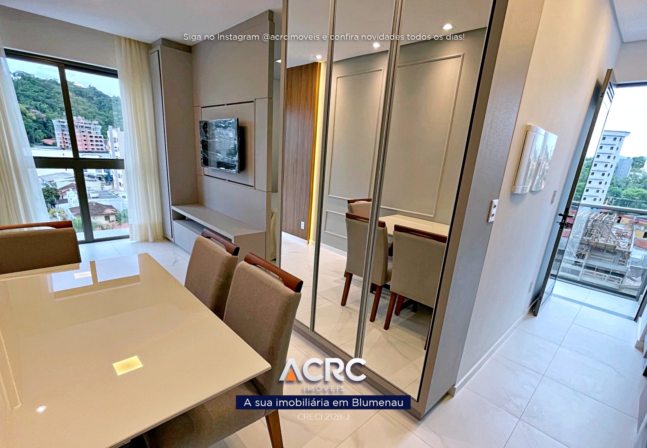 ACRC Imóveis - AP10225 - Loft mobiliado para Locação no Bairro Victor Konder em Blumenau — foto 4