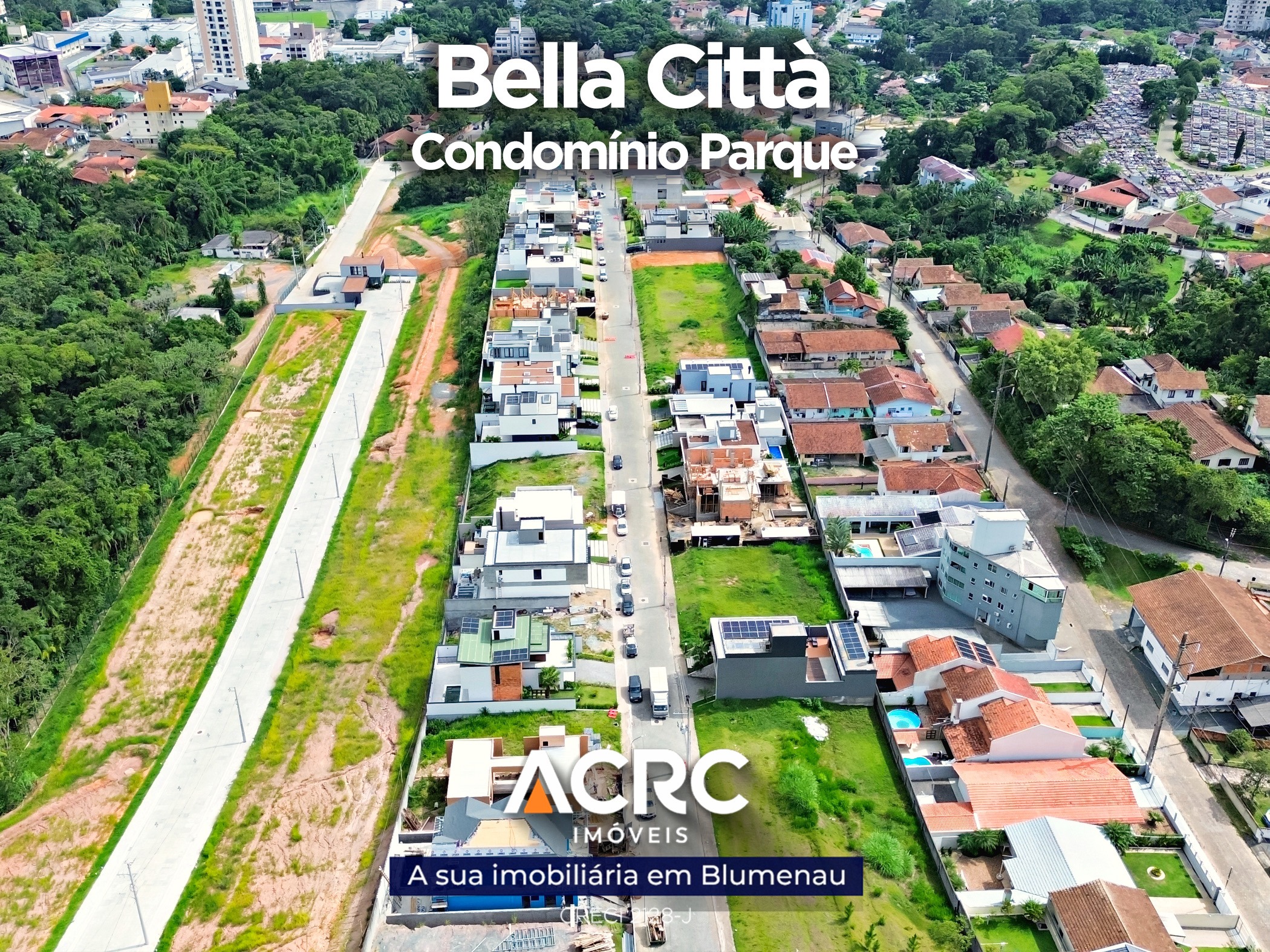 ACRC Imóveis - TE01354 - Terreno a Venda em condomínio fechado no Bairro Velha em Blumenau - foto 1