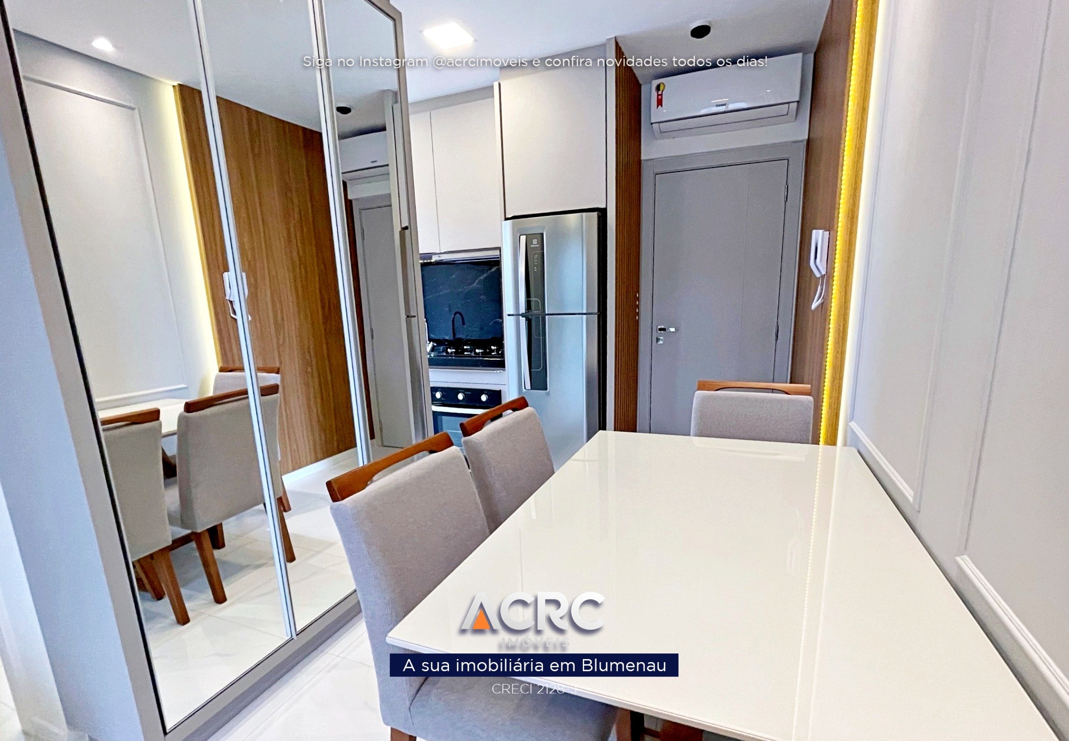 ACRC Imóveis - AP10225 - Loft mobiliado para Locação no Bairro Victor Konder em Blumenau — foto 5