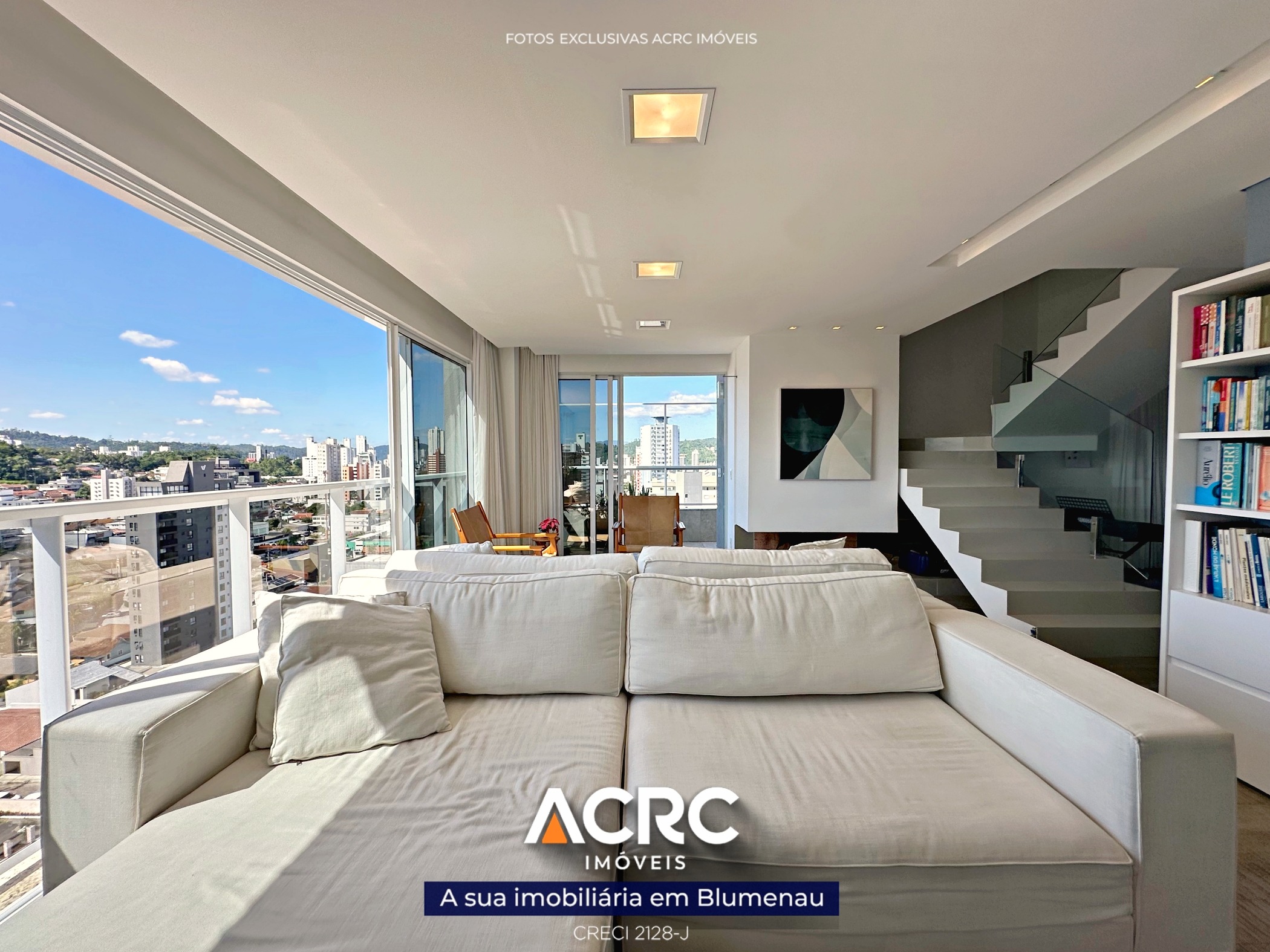 ACRC Imóveis - AP10255 - Cobertura Triplex a Venda no Bairro Vila Nova em Blumenau — foto 4