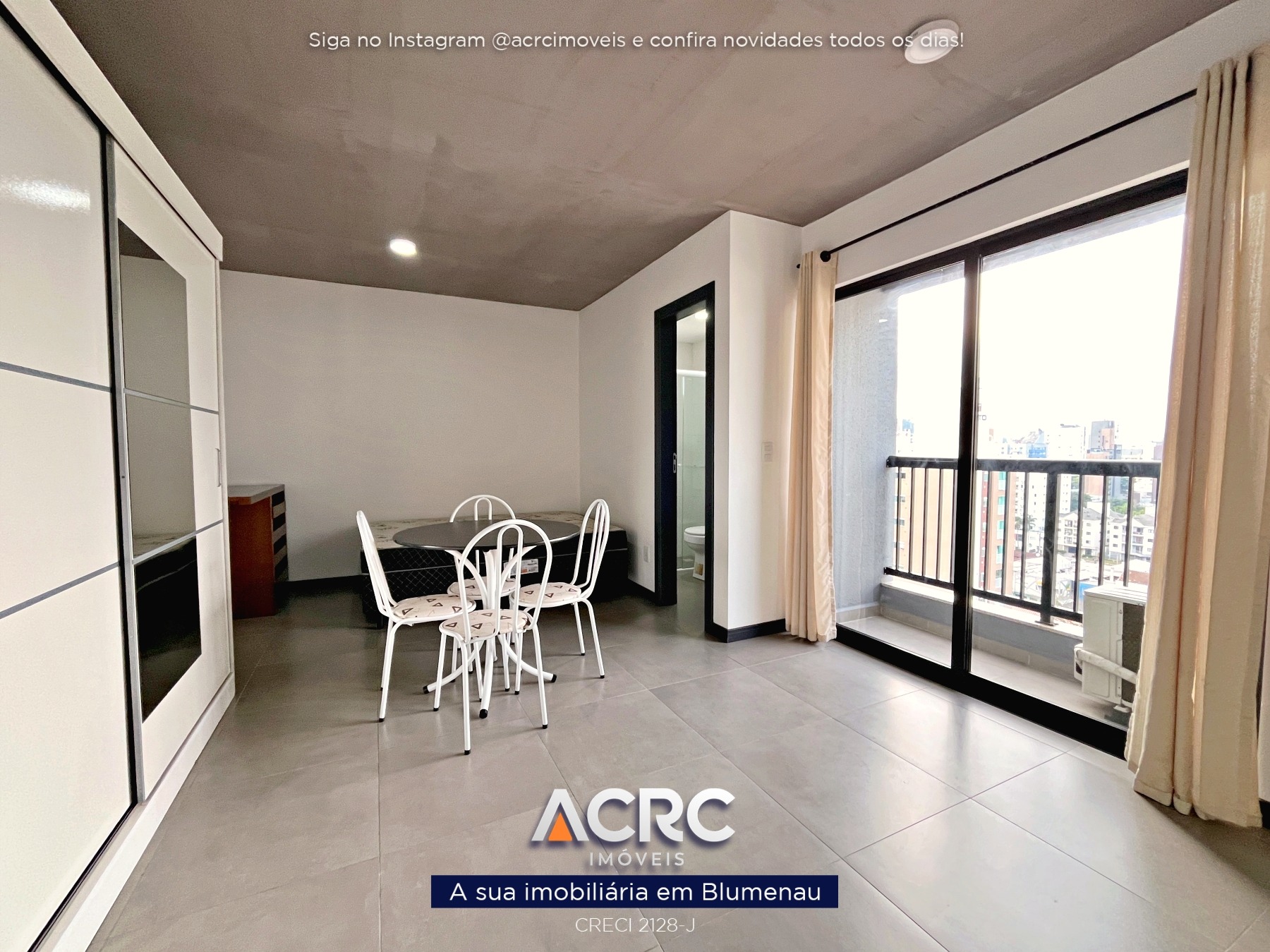 ACRC Imóveis - AP10347 - Apartamento a Locação no Bairro Vila Nova em Blumenau — foto 2